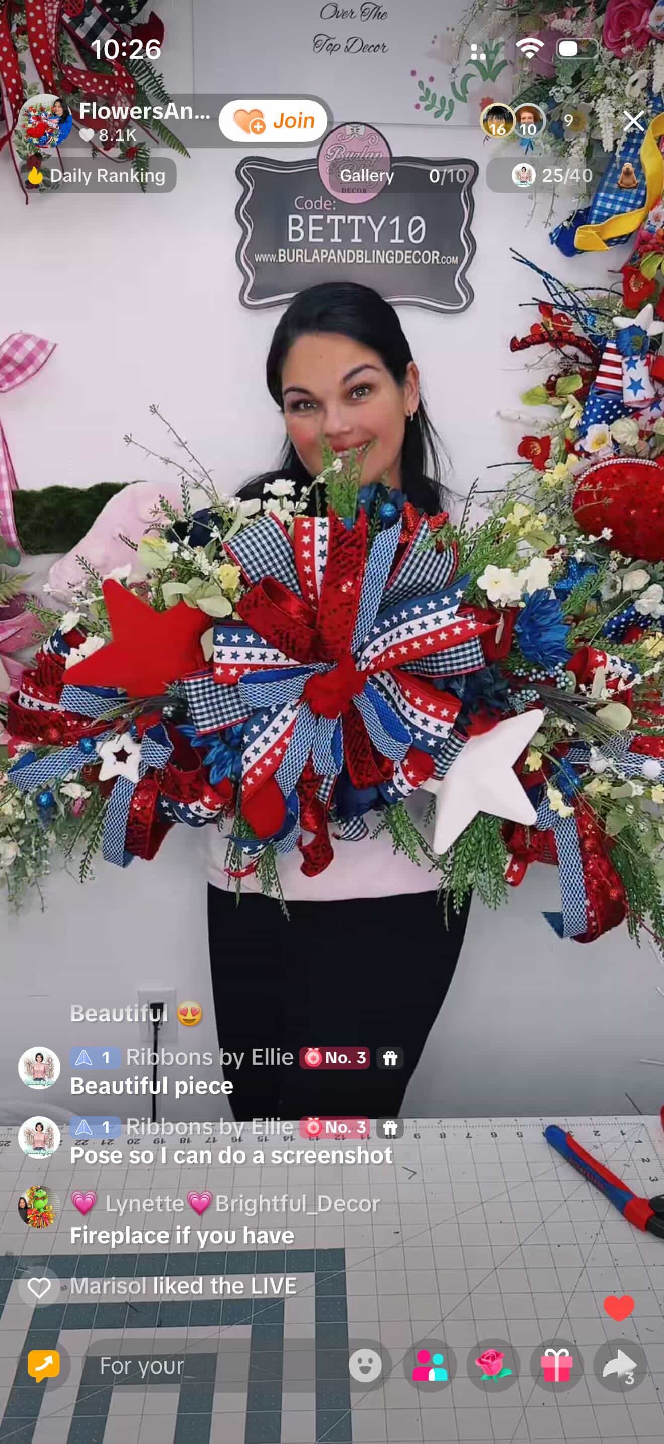 Patriotic Door Swag Wreath, 4th of July Front Door Decor, Patriotic Mailbox Swag, Red White Blue Wreath, Americana Porch Decor, July 4th Bow Wreath