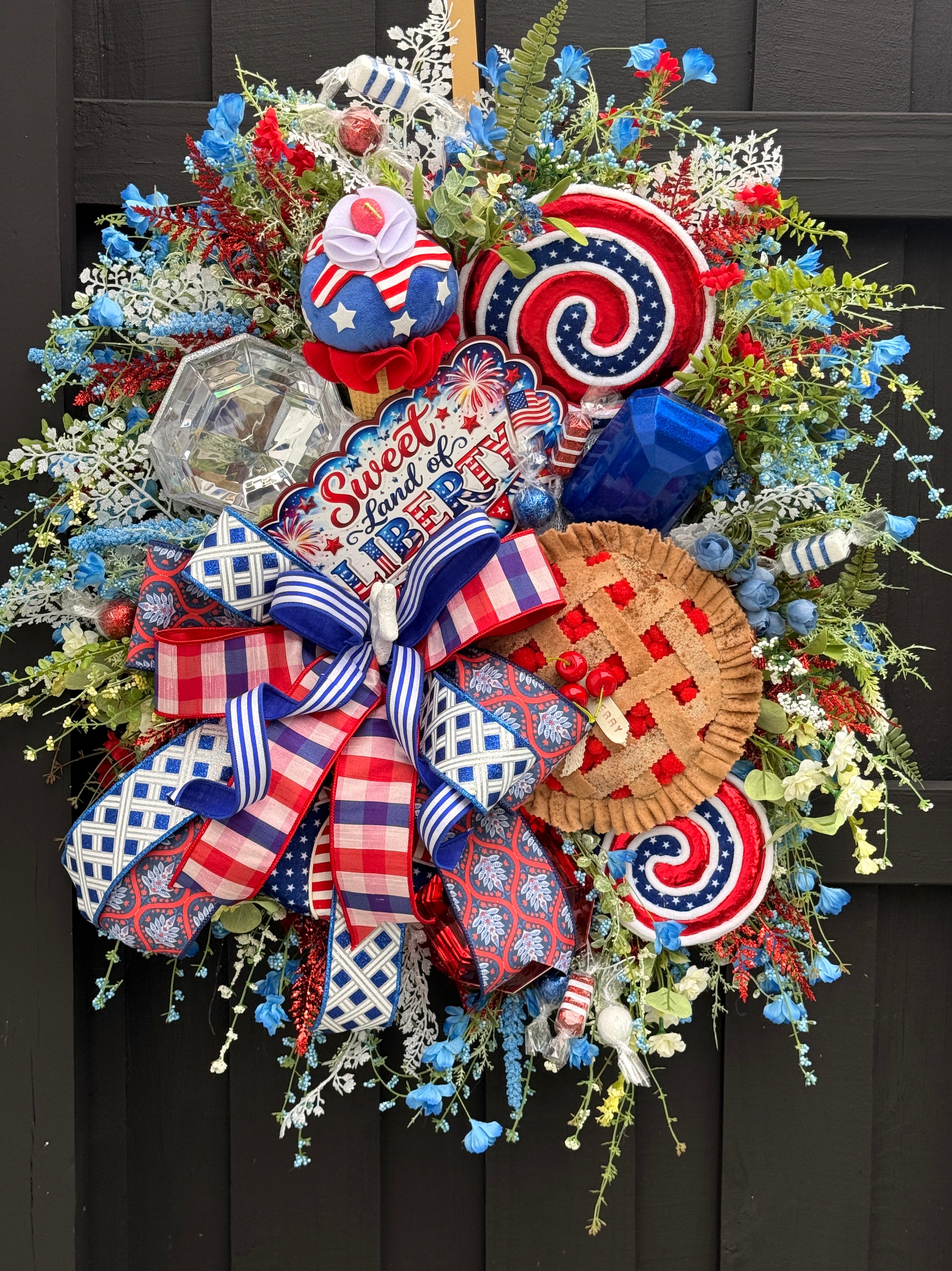 Sweet Land of Liberty Patriotic Wreath
