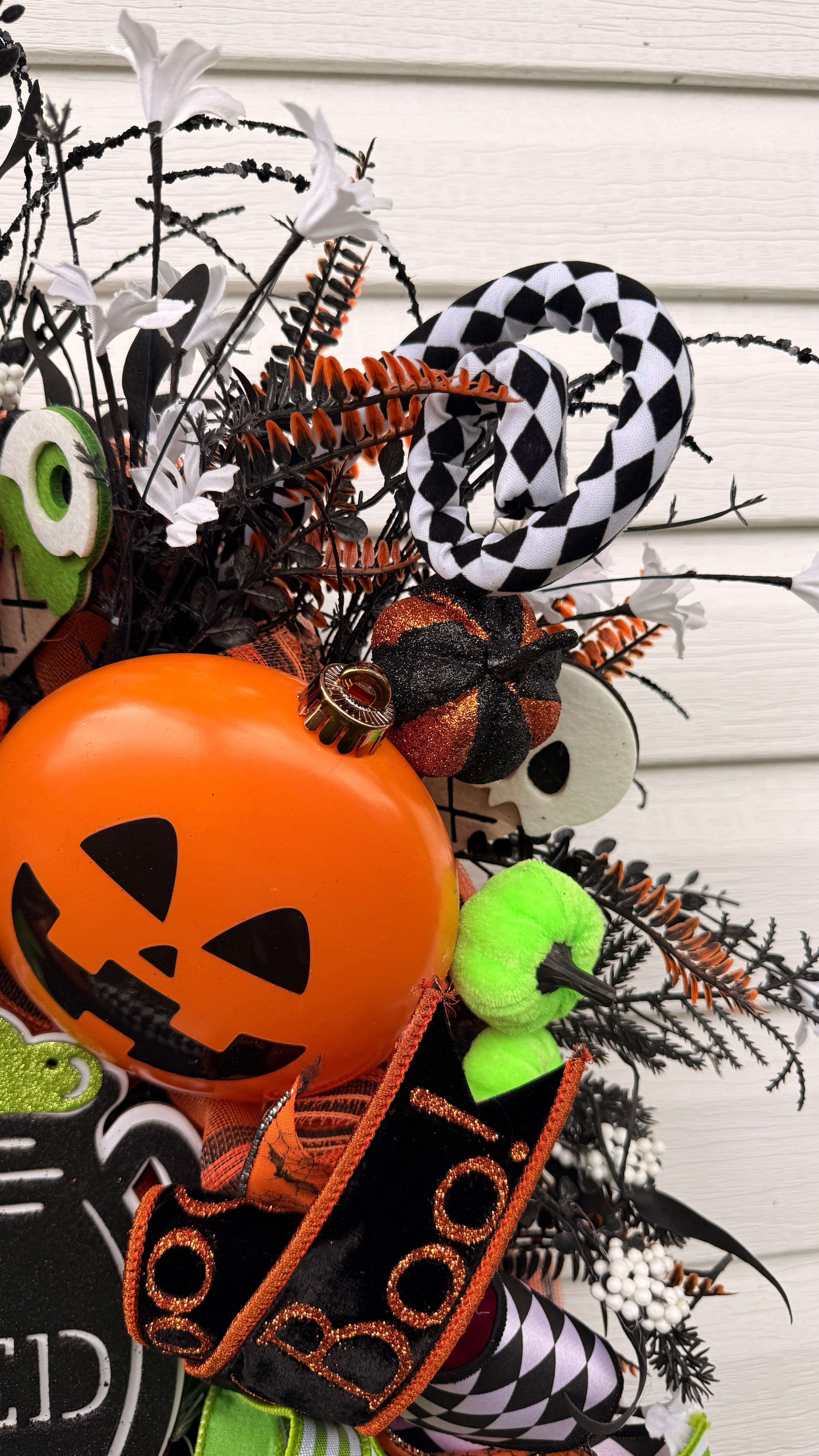 Whimsical Witch Halloween Wreath