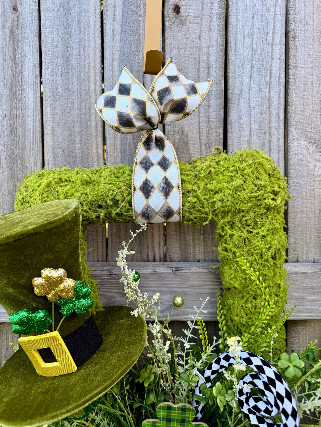 St Patrick's Day Double Door Wreaths