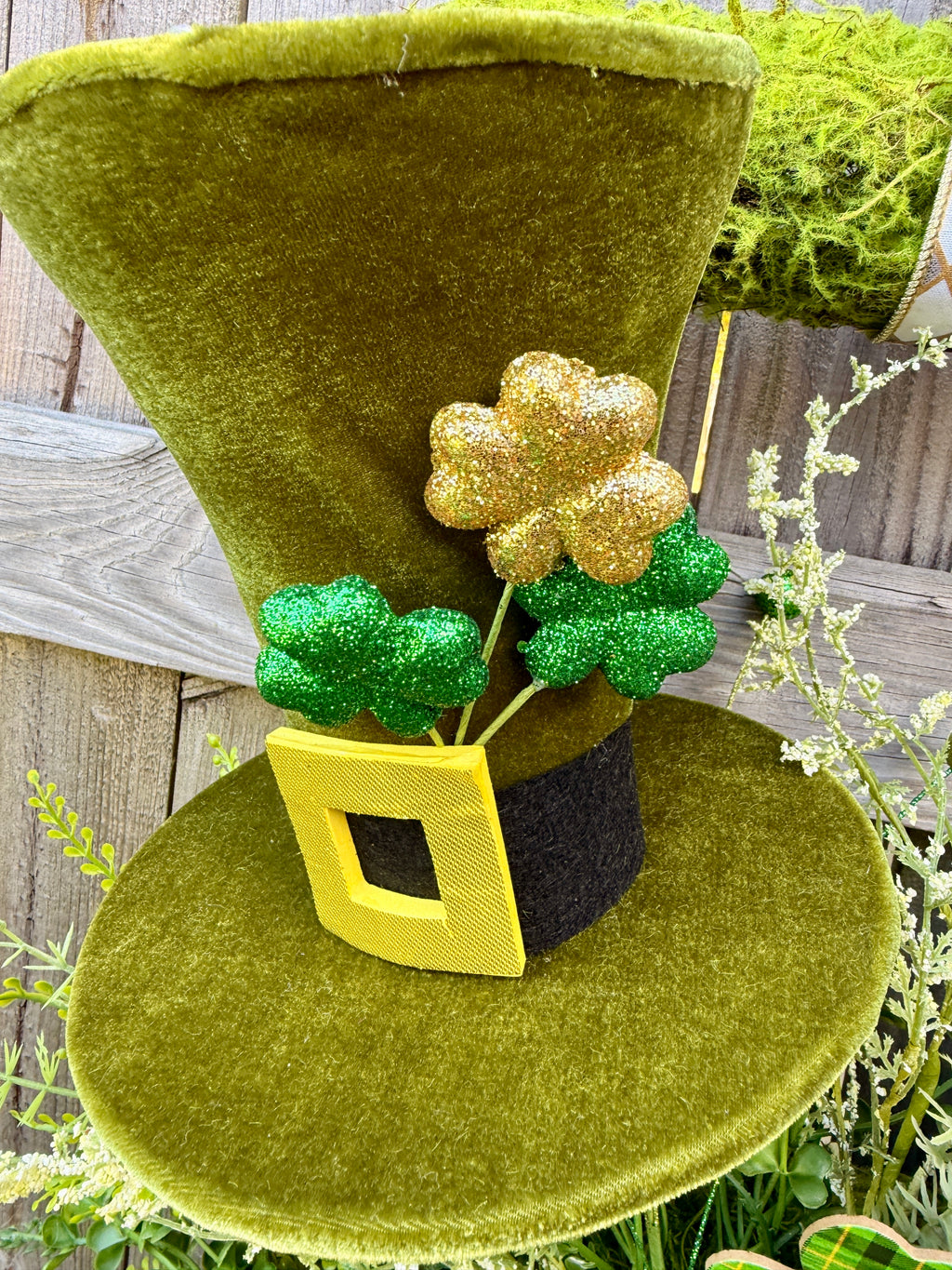 St Patrick's Day Double Door Wreaths