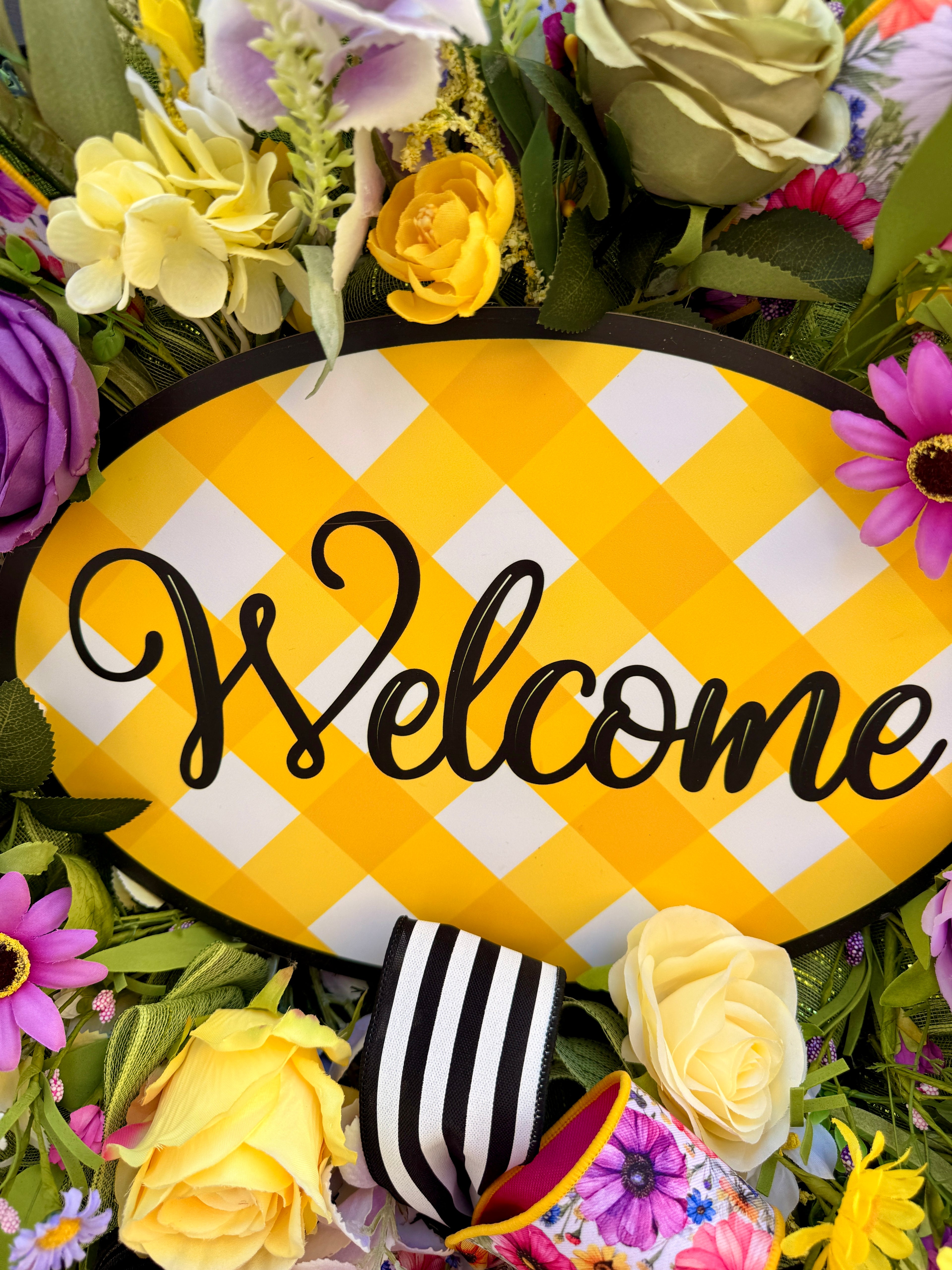 Spring Welcome Wreath