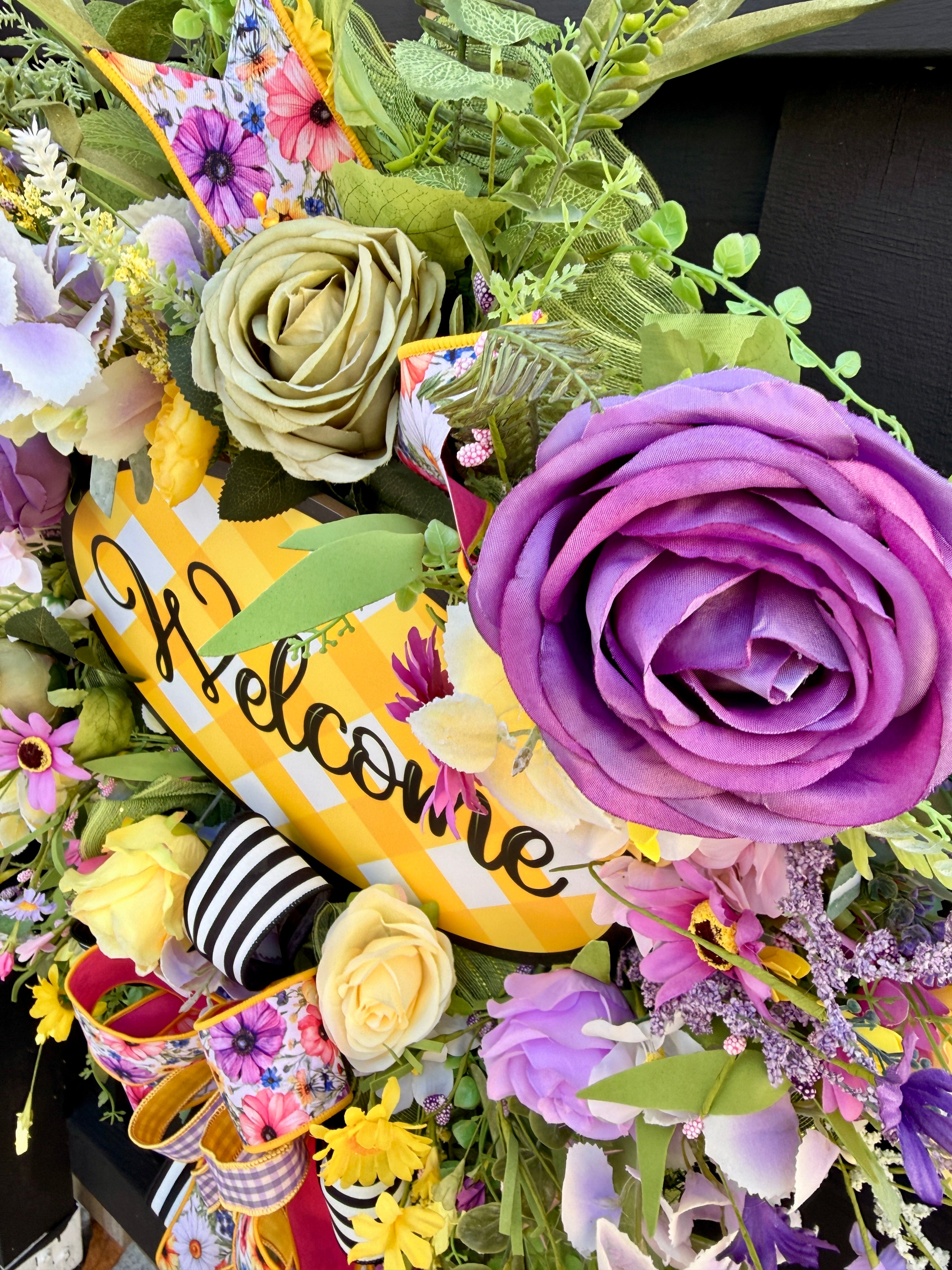 Spring Welcome Wreath