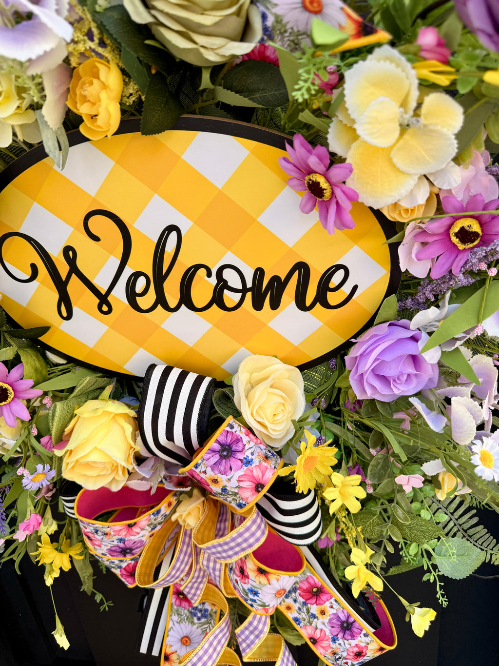 Spring Welcome Wreath