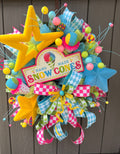 Hand Made Snow Cones Wreath