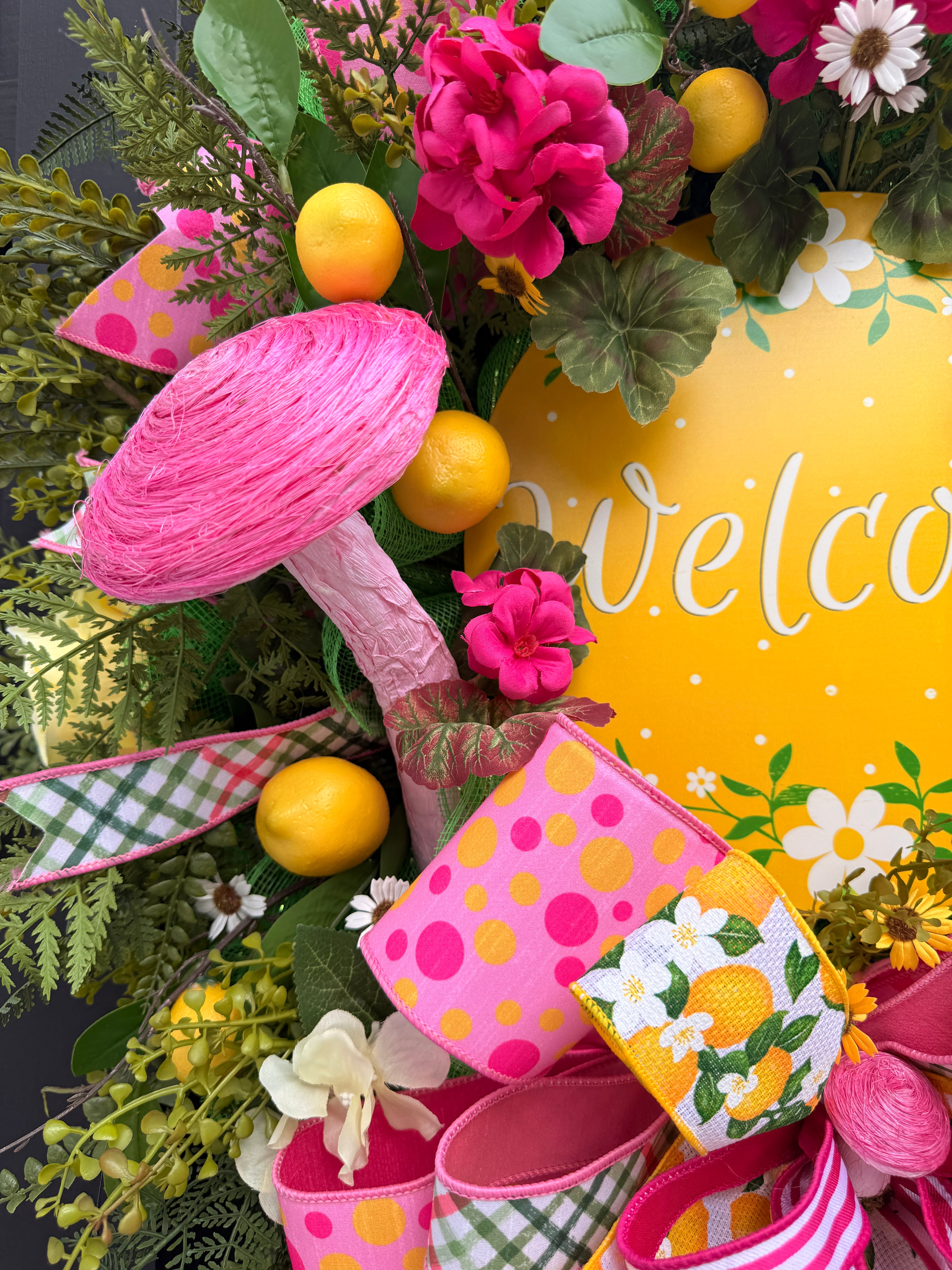 Lemon Welcome Wreath