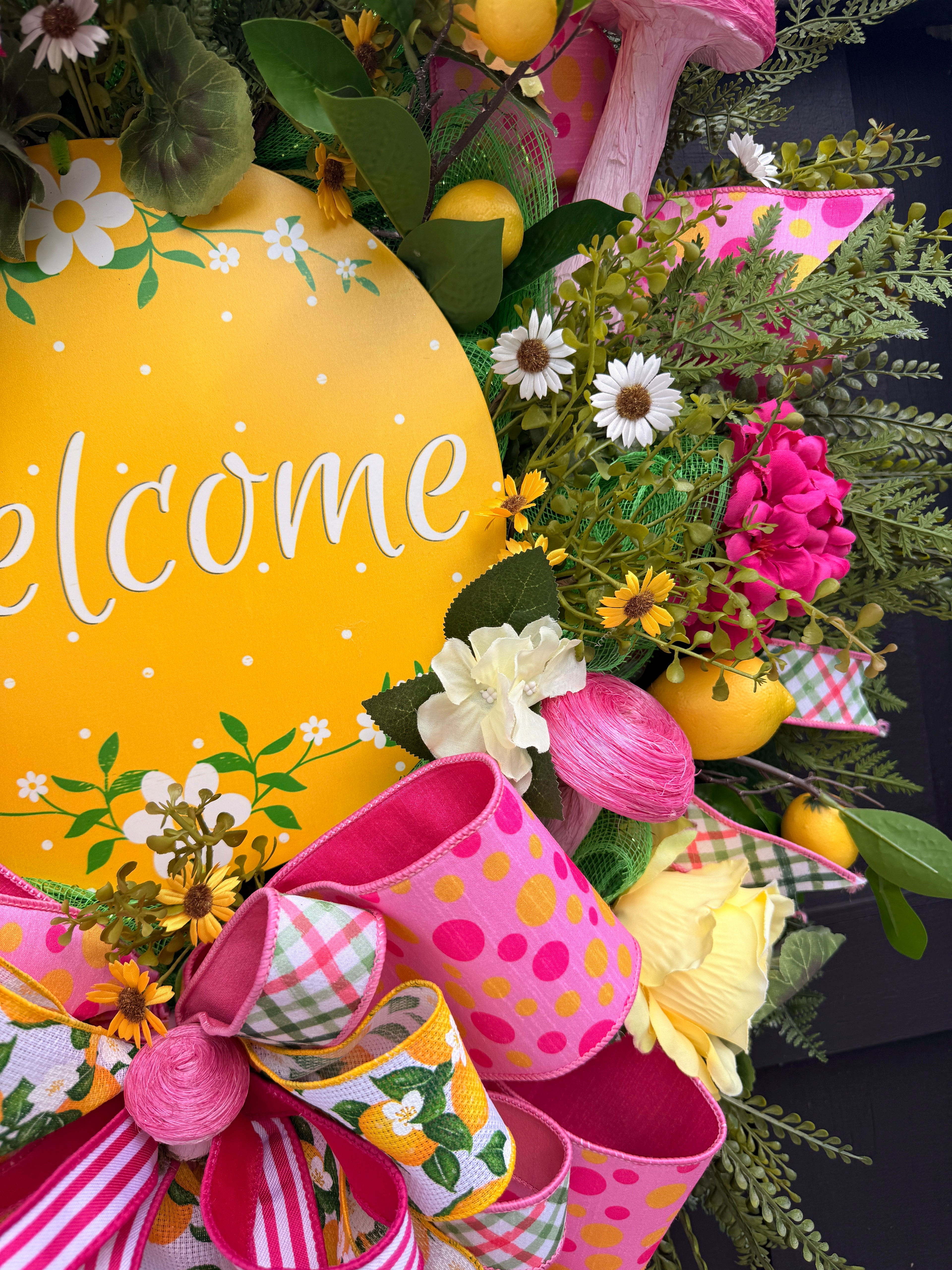Lemon Welcome Wreath