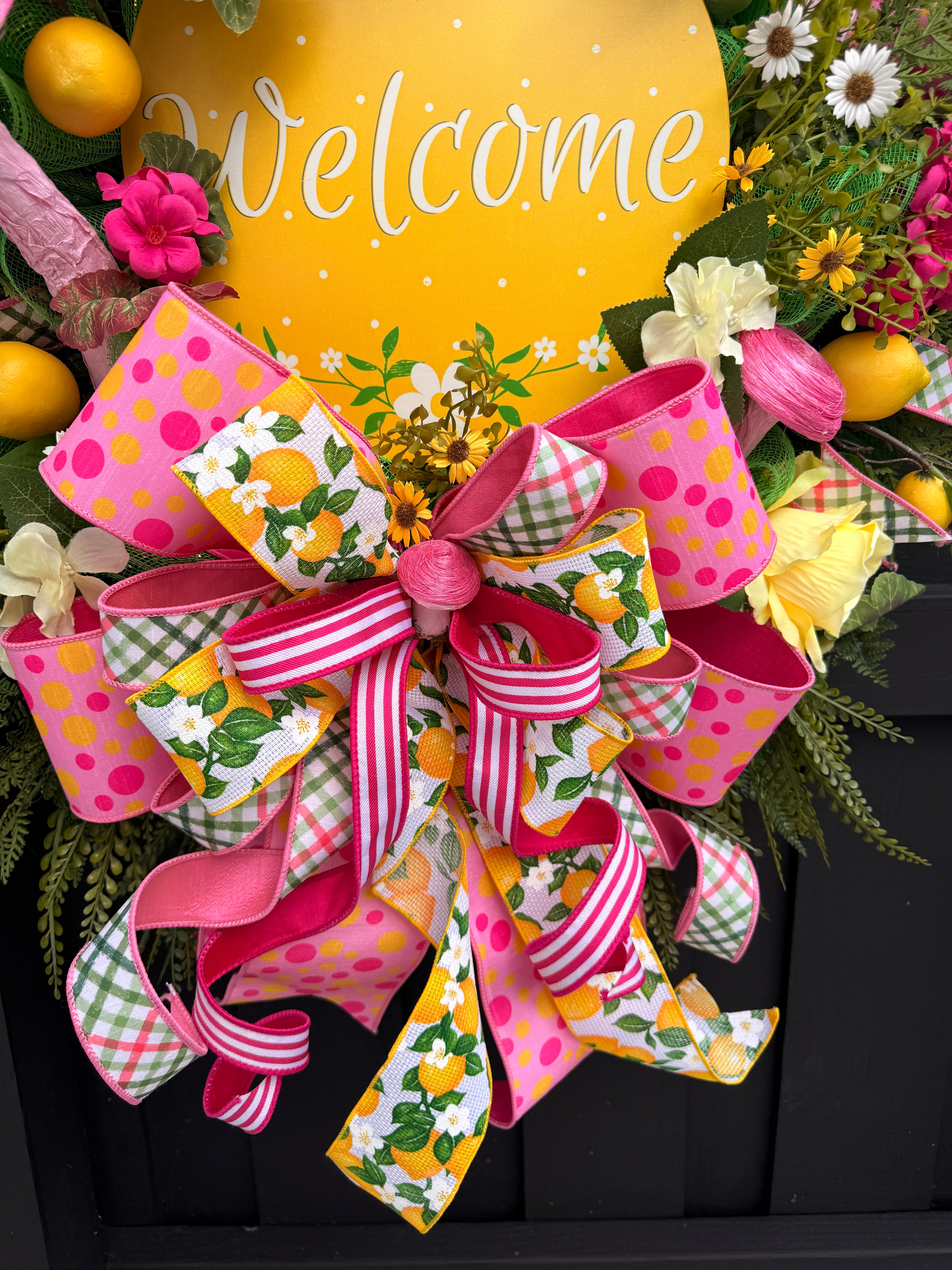 Lemon Welcome Wreath