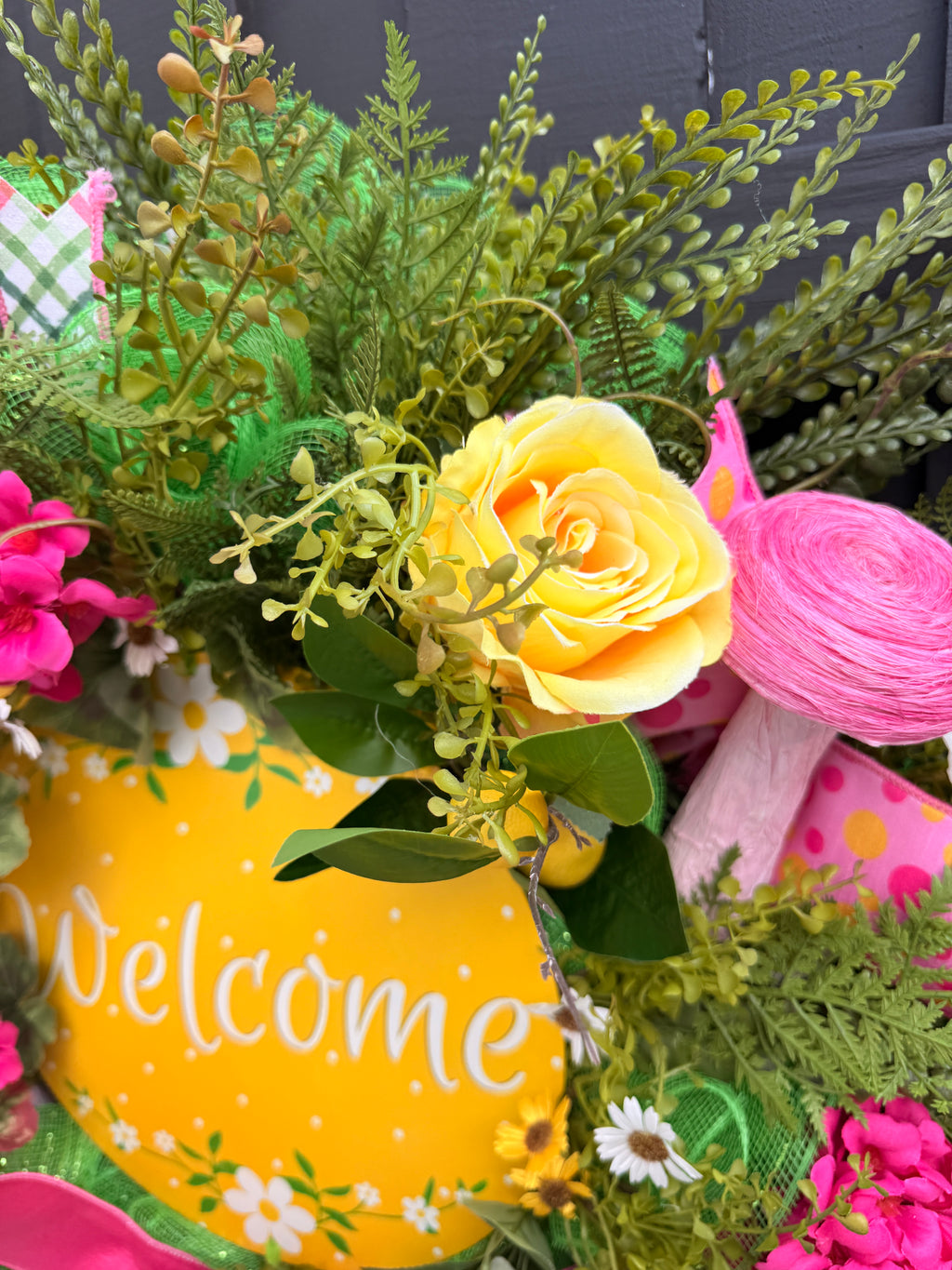 Lemon Welcome Wreath