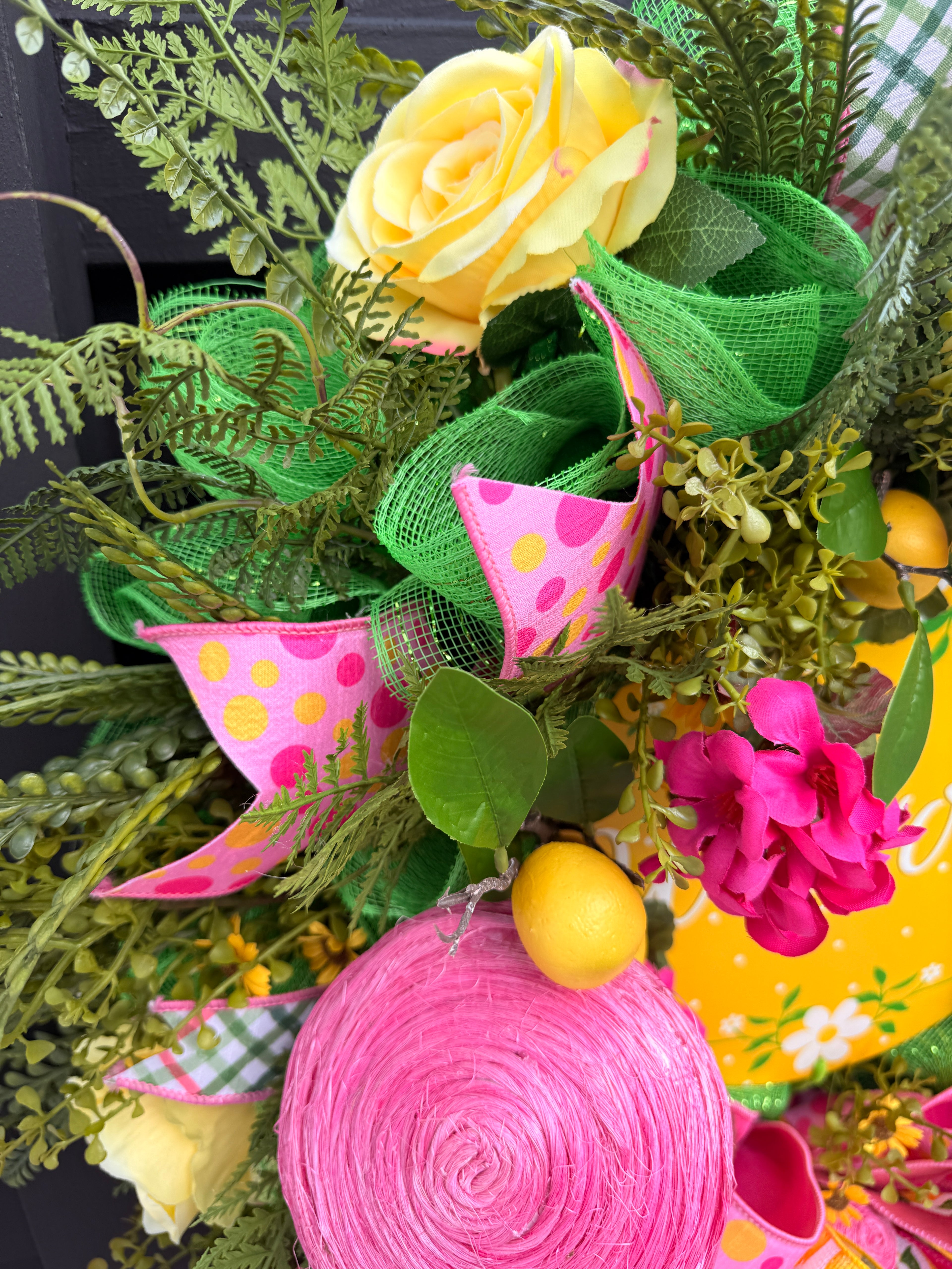 Lemon Welcome Wreath