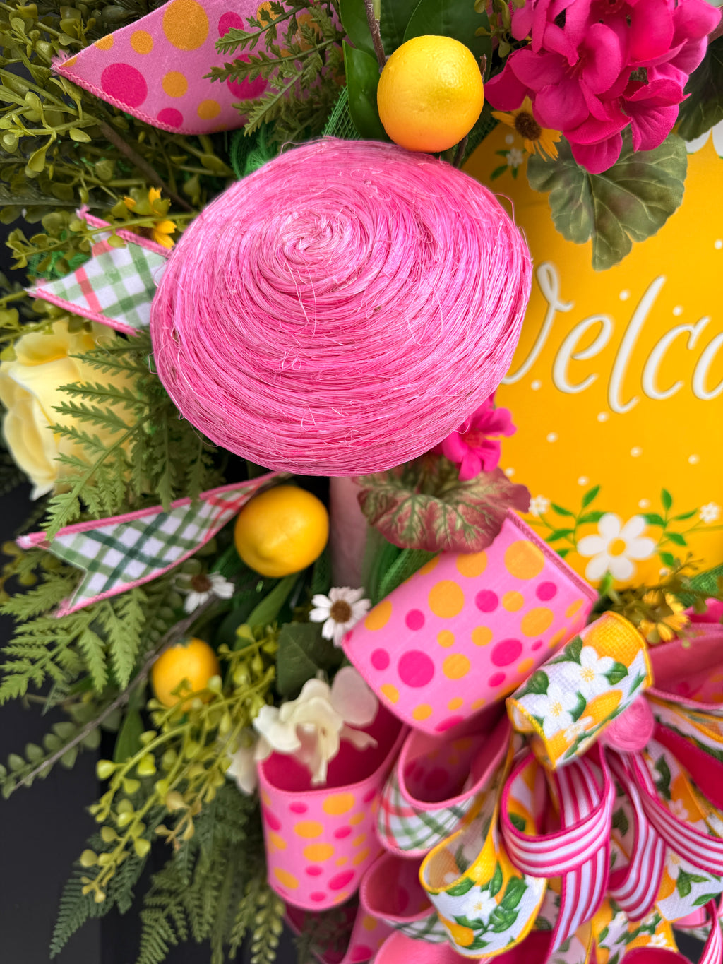 Lemon Welcome Wreath