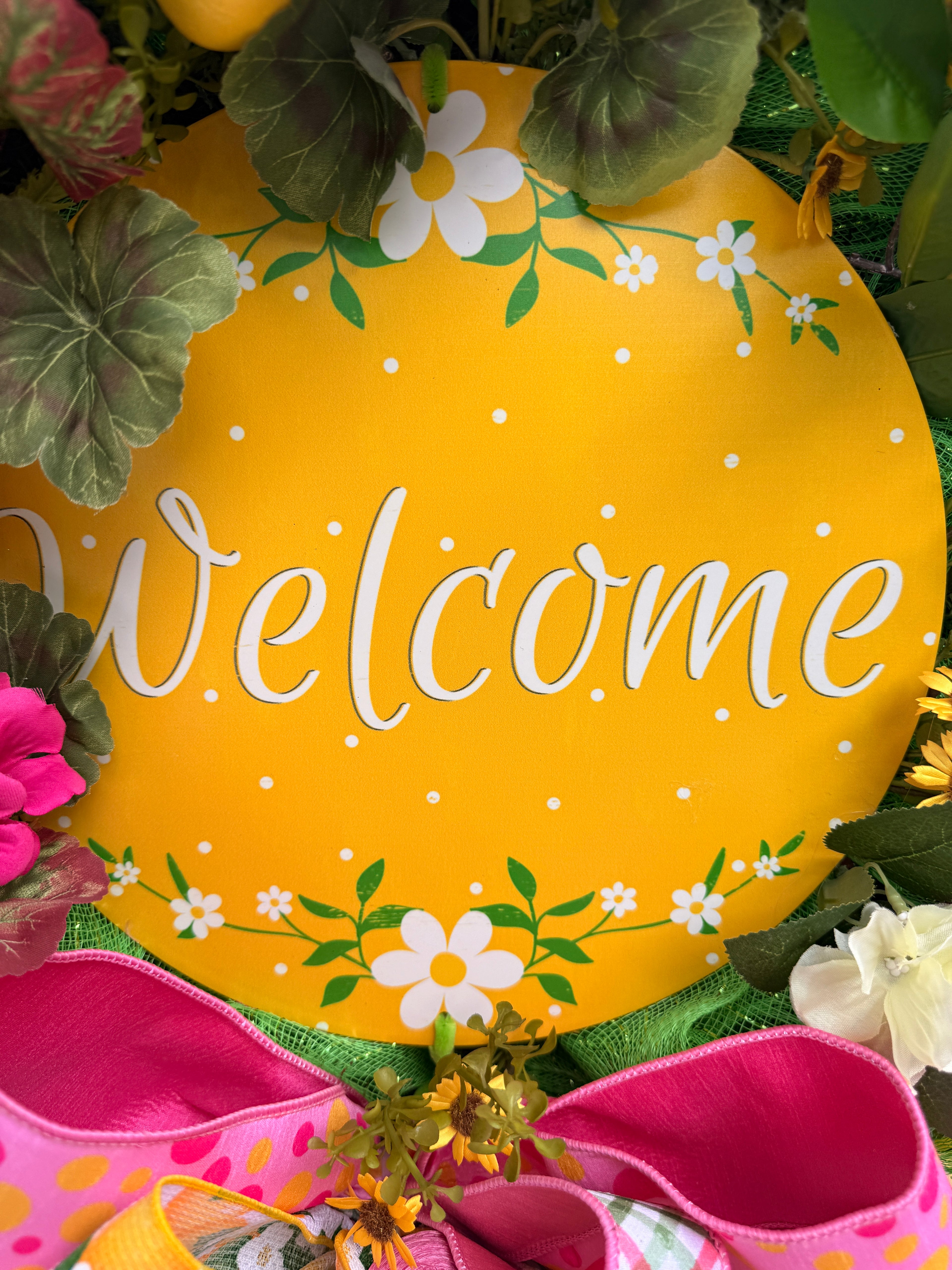 Lemon Welcome Wreath