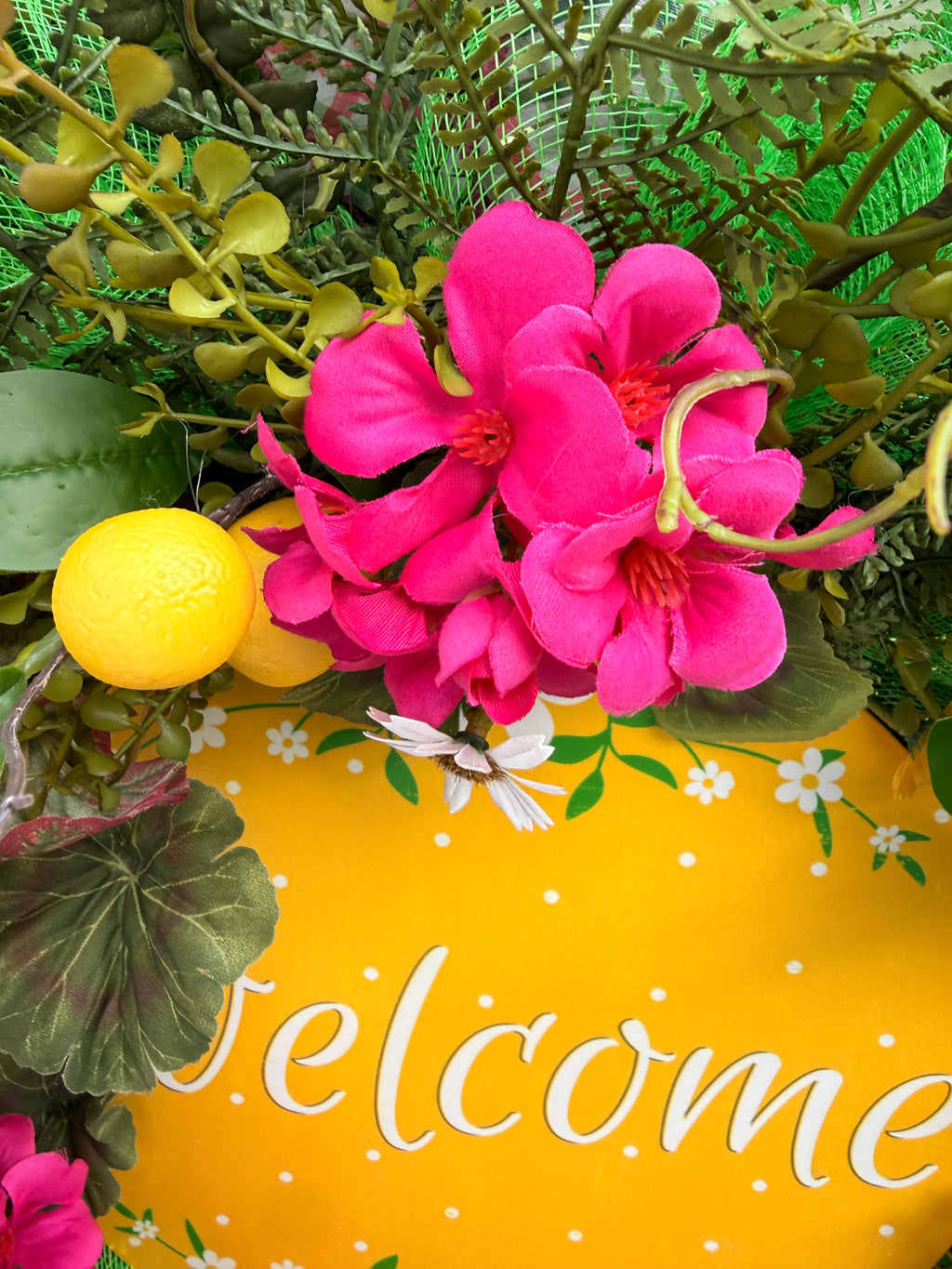 Lemon Welcome Wreath