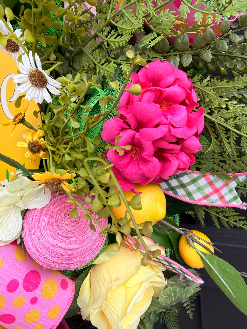 Lemon Welcome Wreath