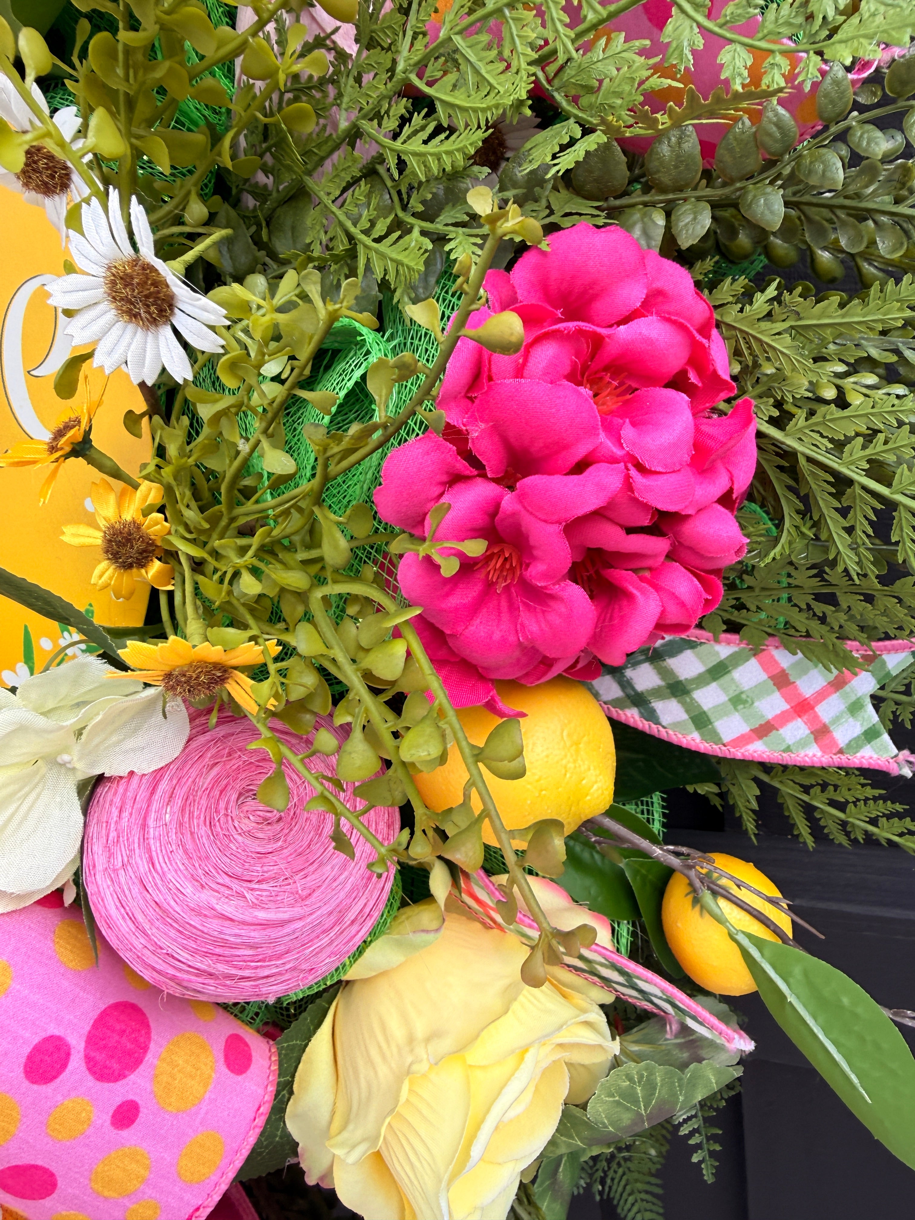 Lemon Welcome Wreath