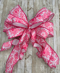 Large Pink Bow, Pink Chinoiserie Bow