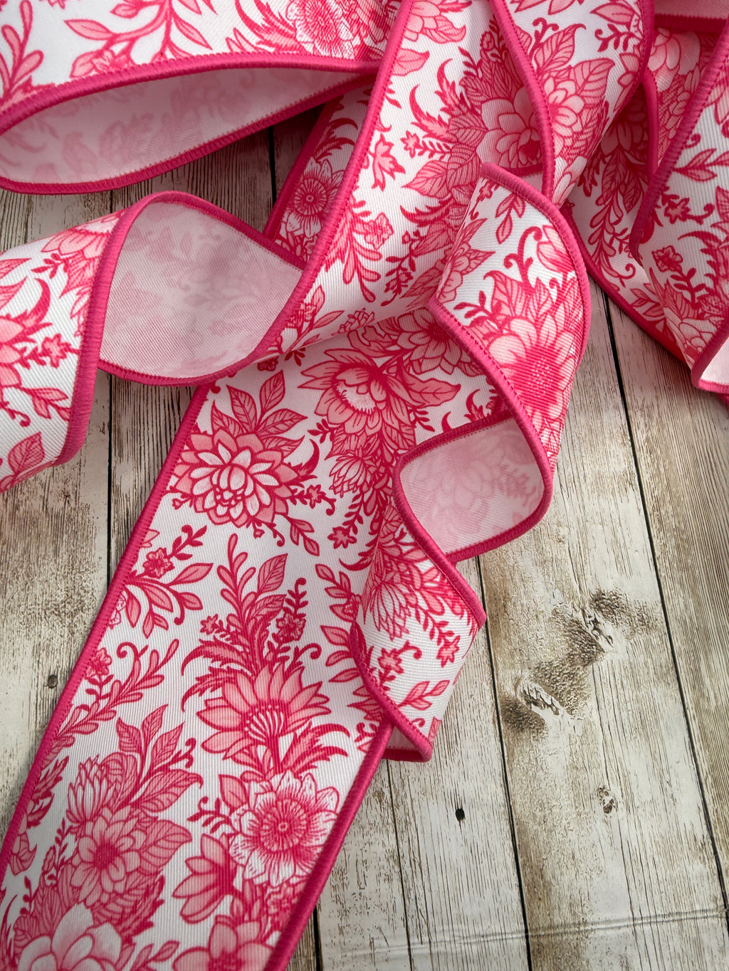 Large Pink Bow, Pink Chinoiserie Bow