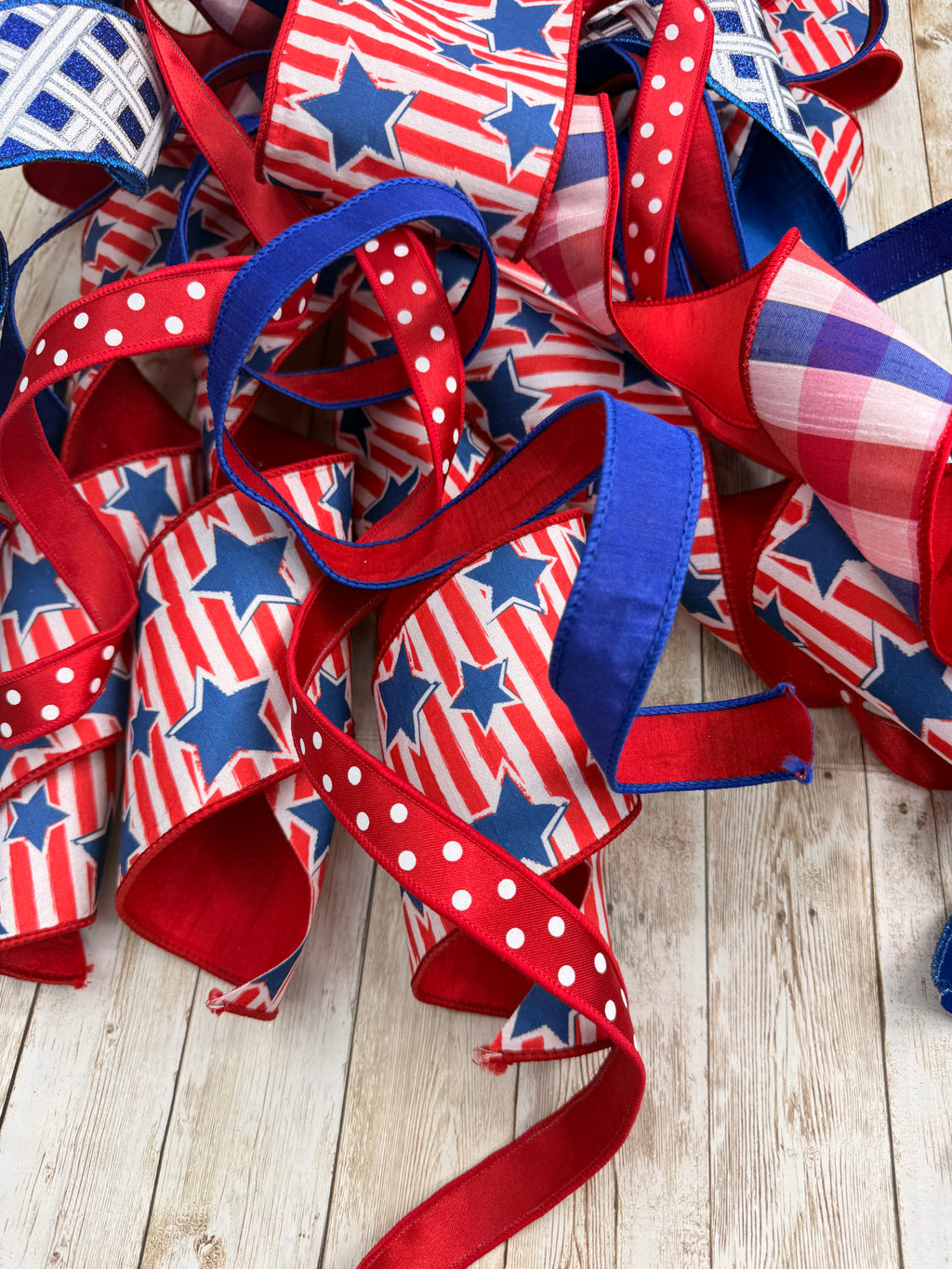 🇺🇸 Large Navy Patriotic Bow | Red White Blue Front Door Bow | 4th of July Wreath Bow | Americana Decor | Memorial Day Bow