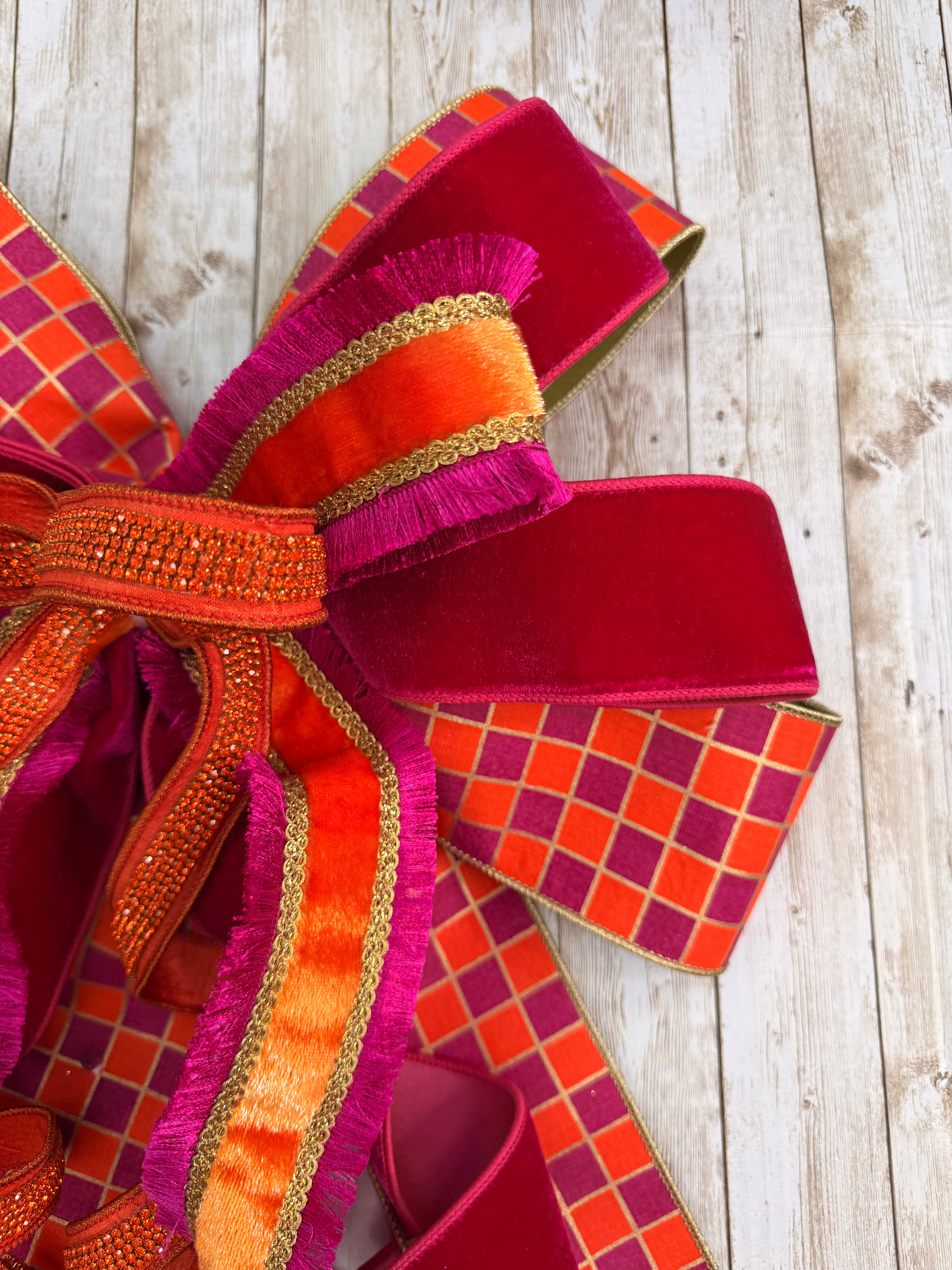 Extra Large Burgundy and Orange Bow, Fall Front Door Decor, Autumn Wreath Bow, Thanksgiving Door Bow, Rustic Elegant Porch Decor, Harvest Bow