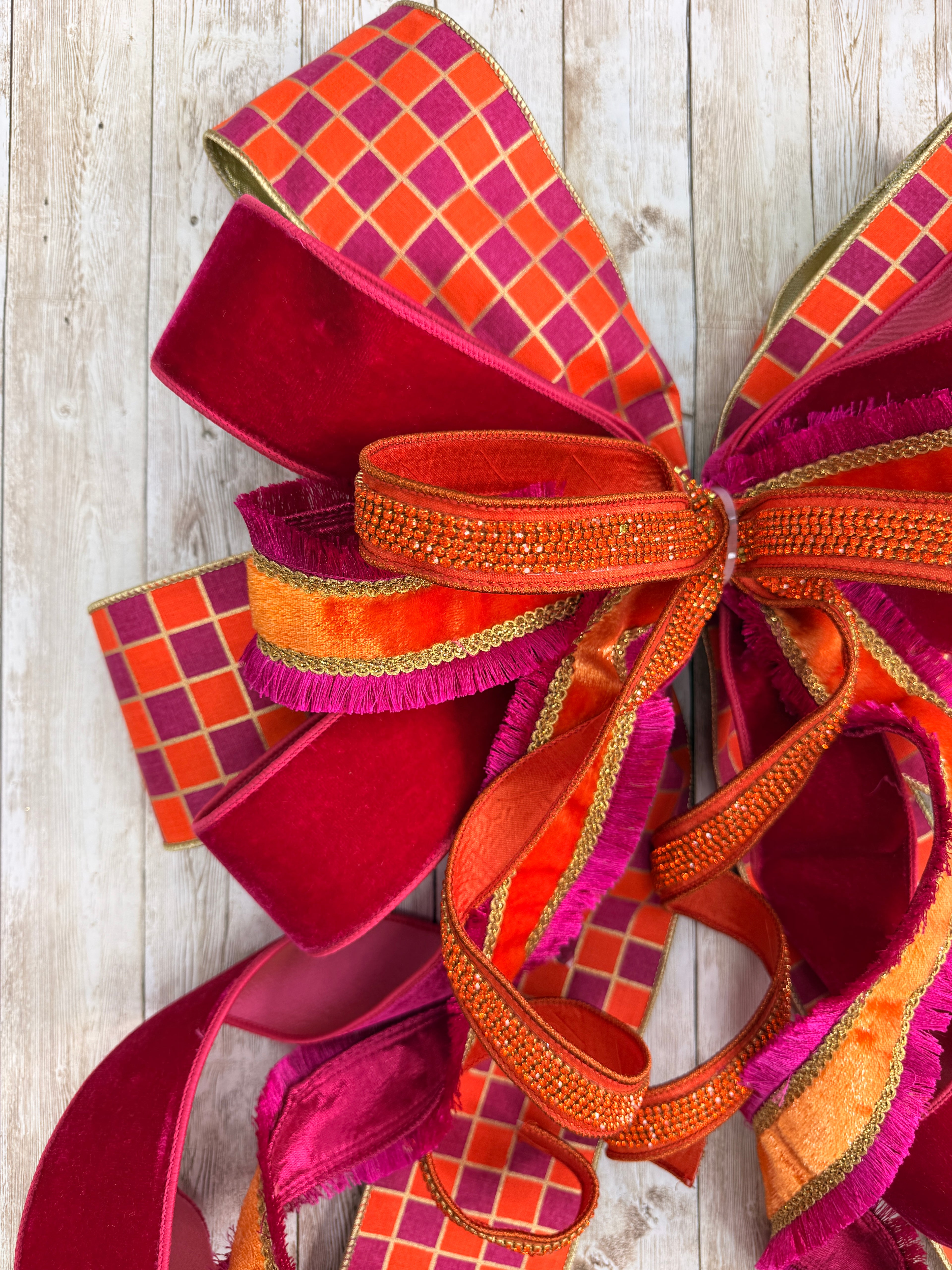 Extra Large Burgundy and Orange Bow, Fall Front Door Decor, Autumn Wreath Bow, Thanksgiving Door Bow, Rustic Elegant Porch Decor, Harvest Bow