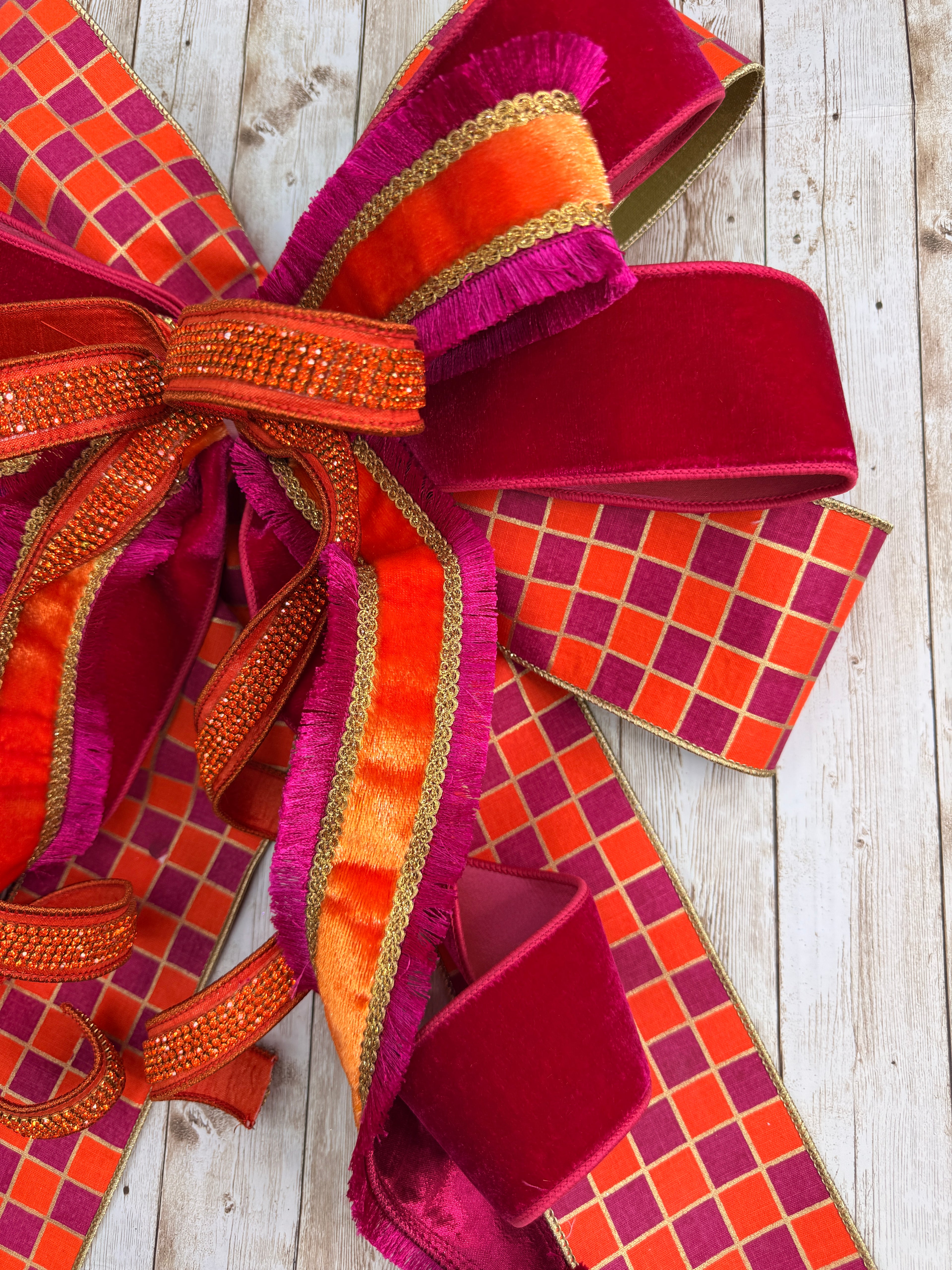 Extra Large Burgundy and Orange Bow, Fall Front Door Decor, Autumn Wreath Bow, Thanksgiving Door Bow, Rustic Elegant Porch Decor, Harvest Bow