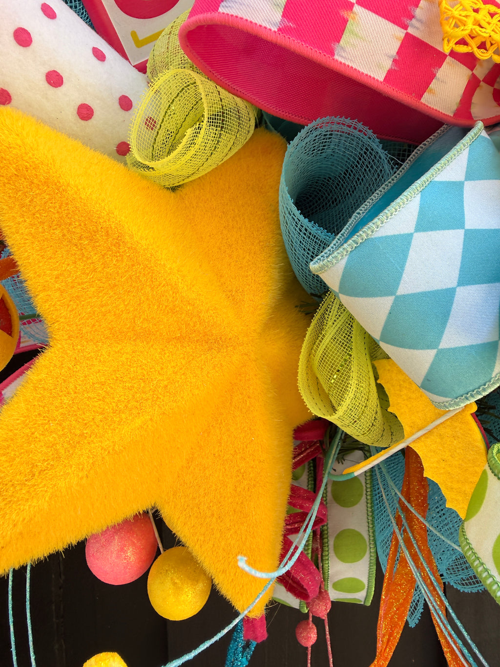 Hand Made Snow Cones Wreath