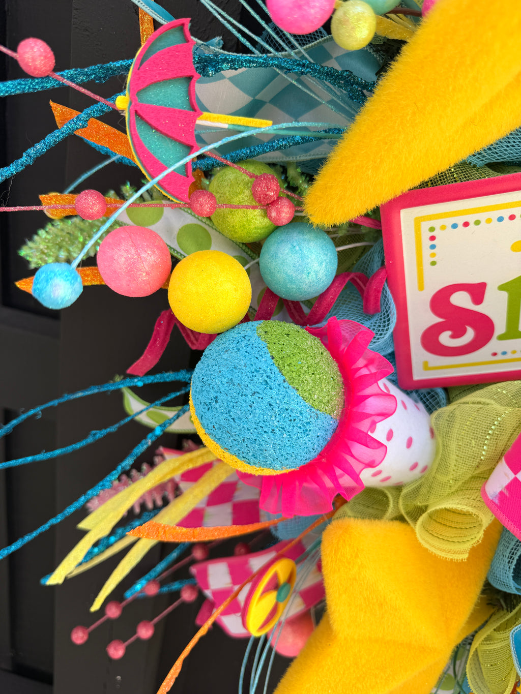 Hand Made Snow Cones Wreath