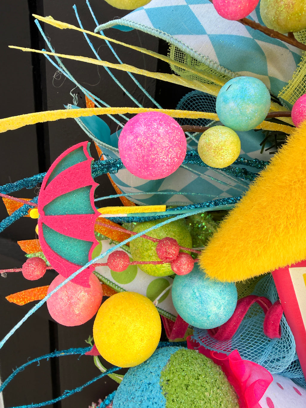 Hand Made Snow Cones Wreath