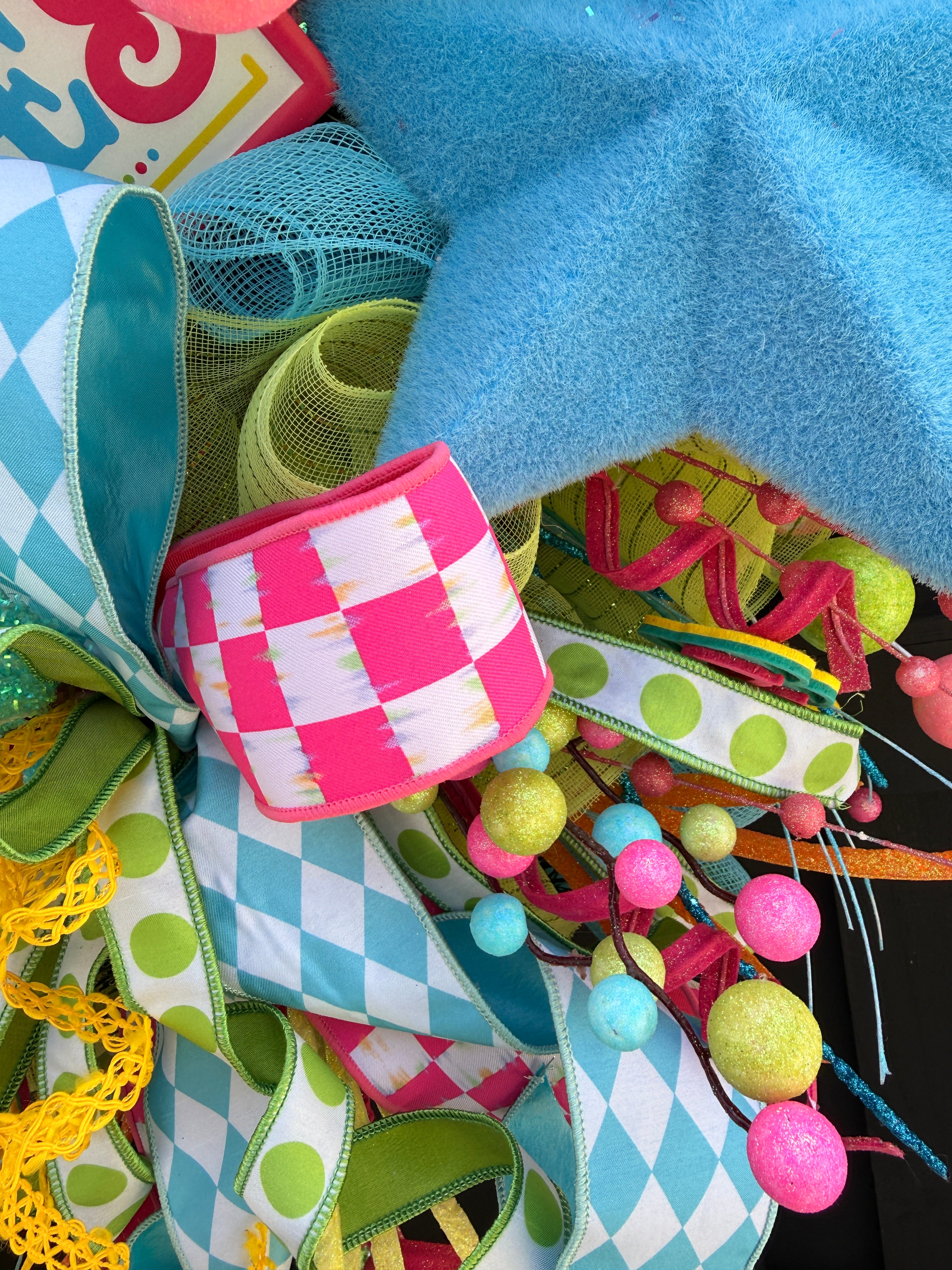 Hand Made Snow Cones Wreath