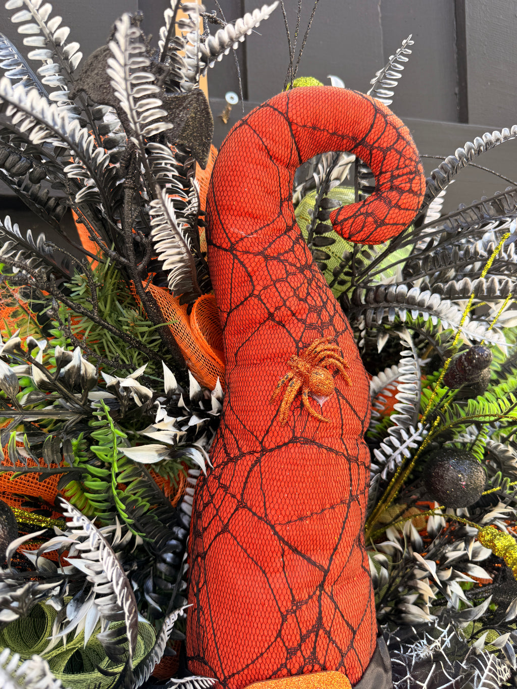 Whimsical Witch Hat Halloween Wreath