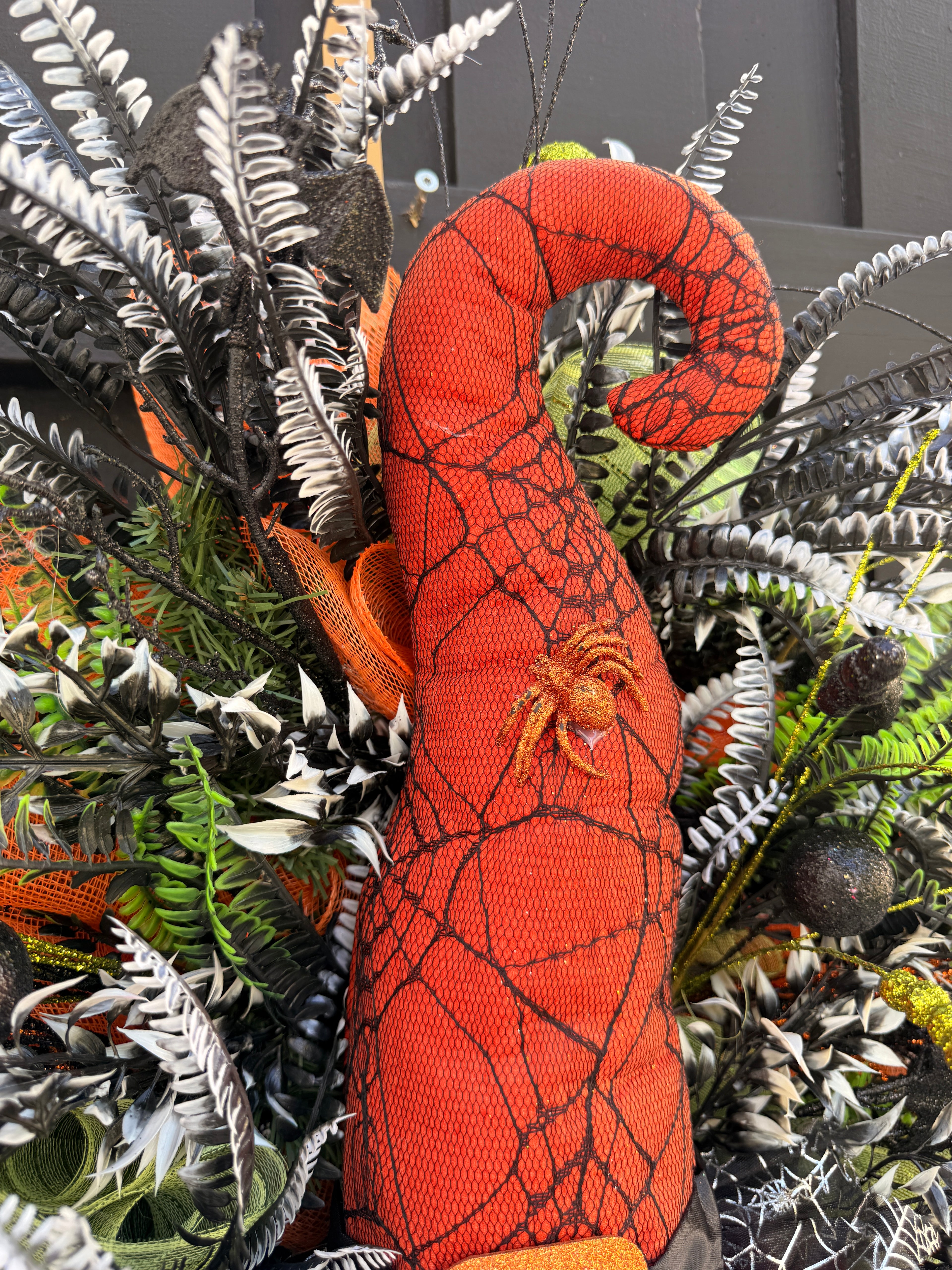 Whimsical Witch Hat Halloween Wreath
