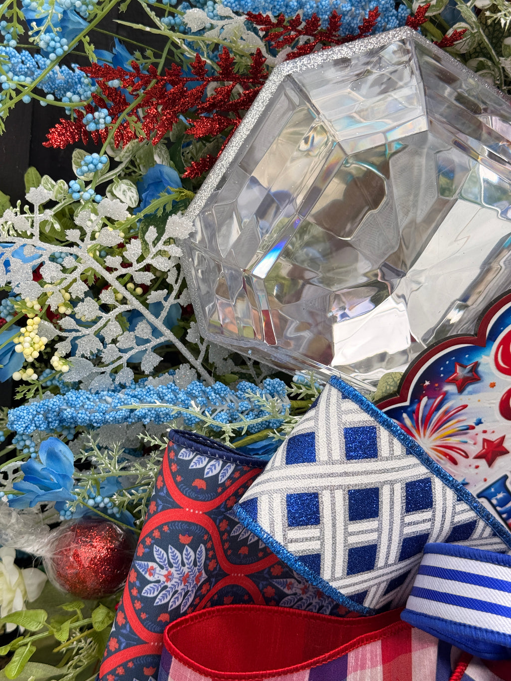 Sweet Land of Liberty Patriotic Wreath