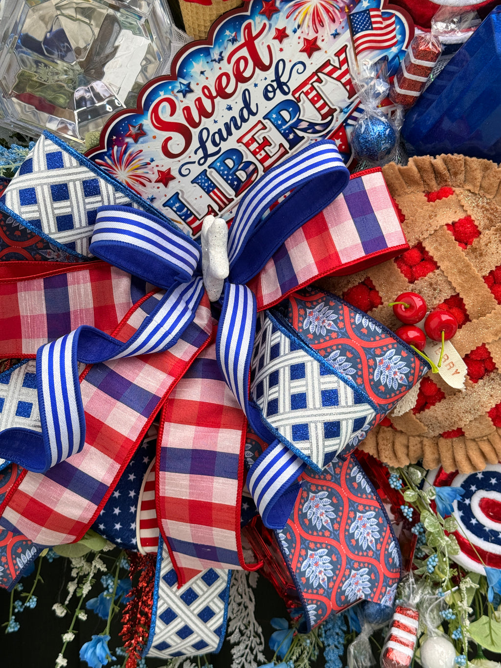 Sweet Land of Liberty Patriotic Wreath