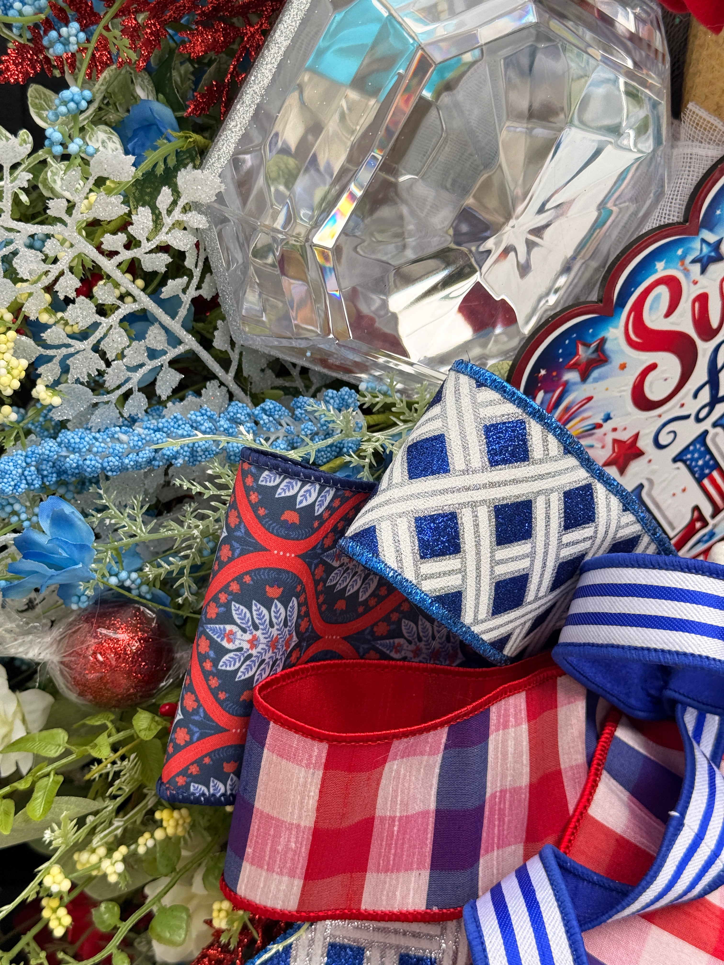Sweet Land of Liberty Patriotic Wreath
