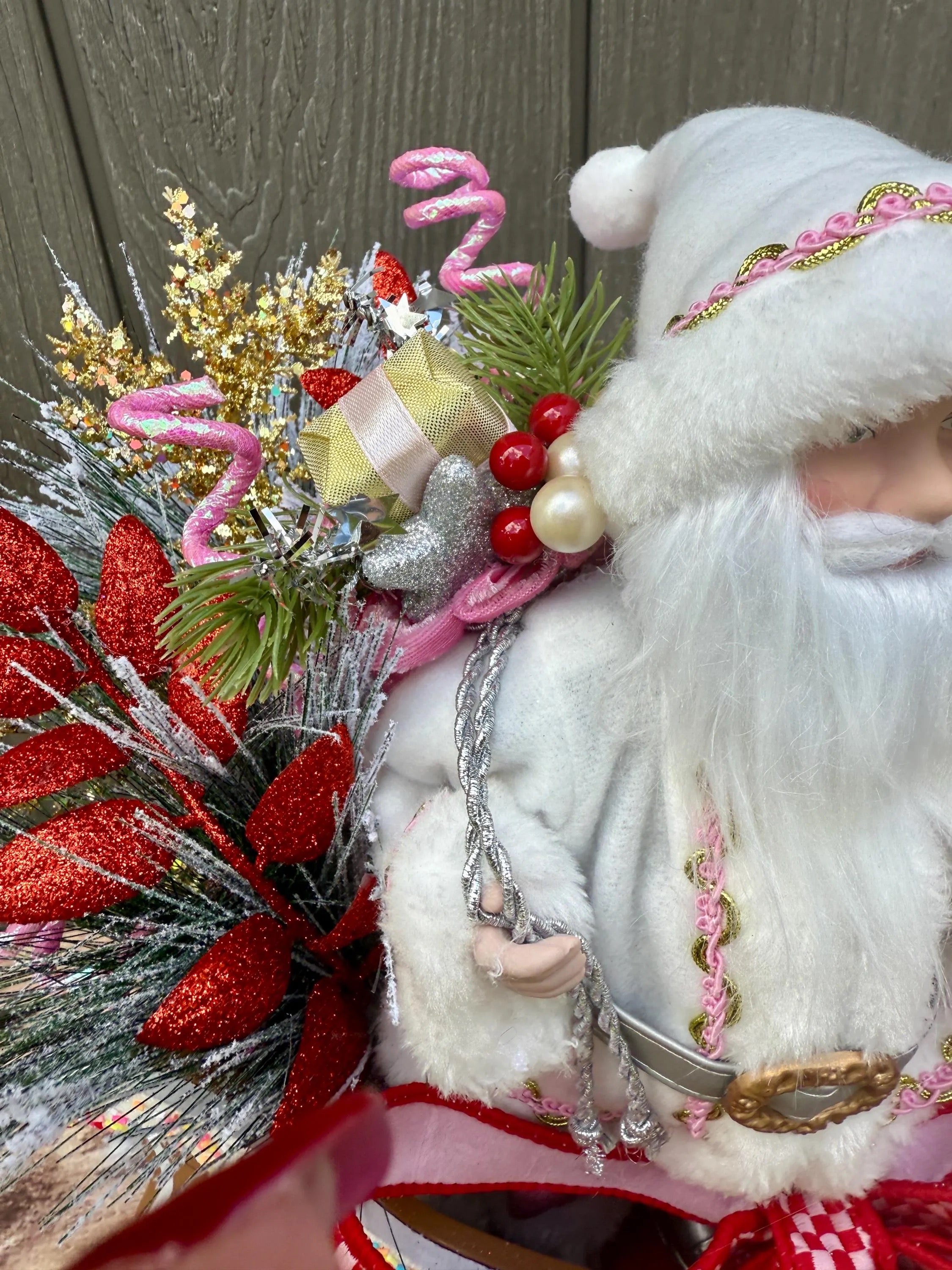 Candyland Santa Sleigh Centerpiece