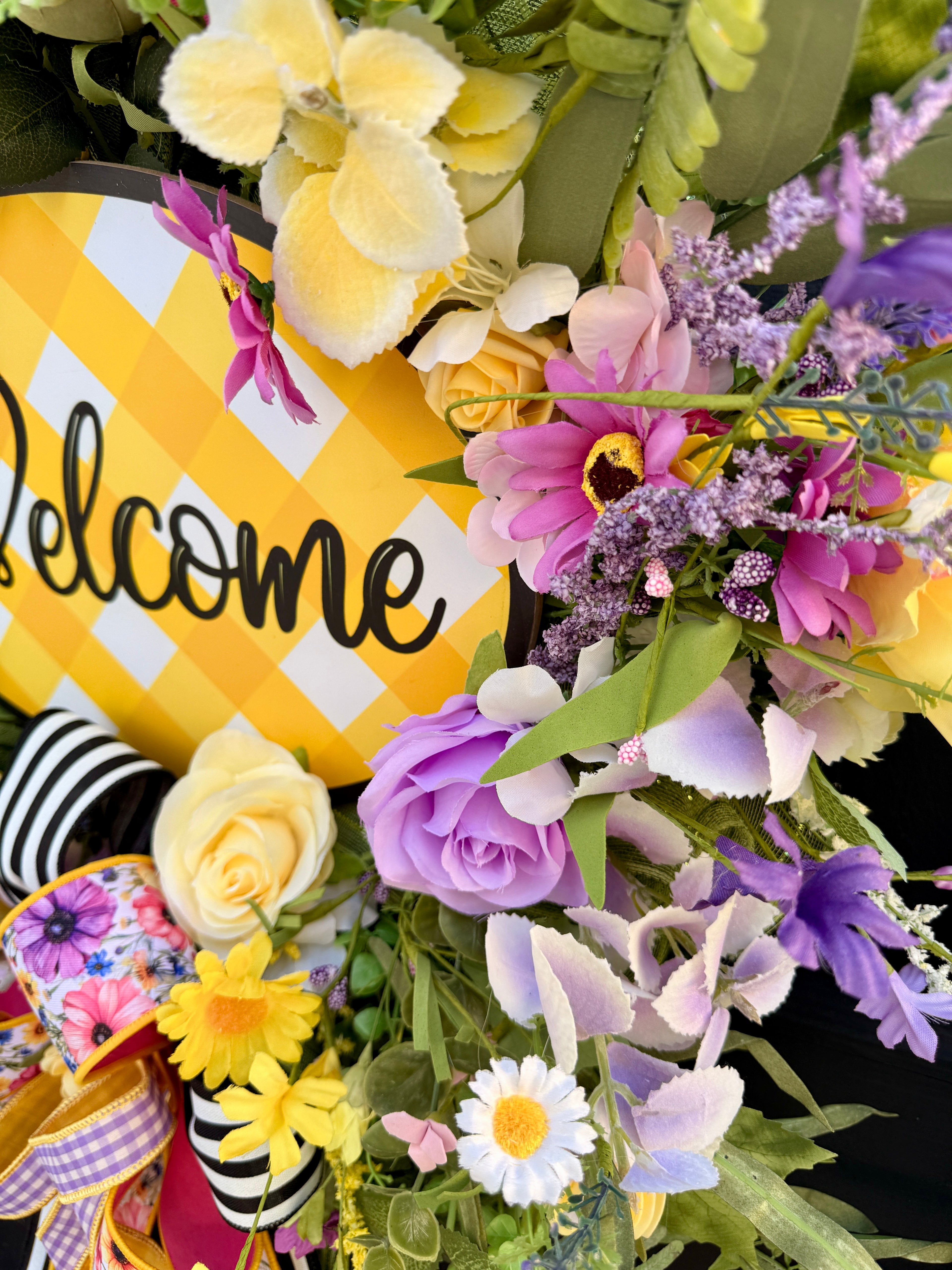 Spring Welcome Wreath