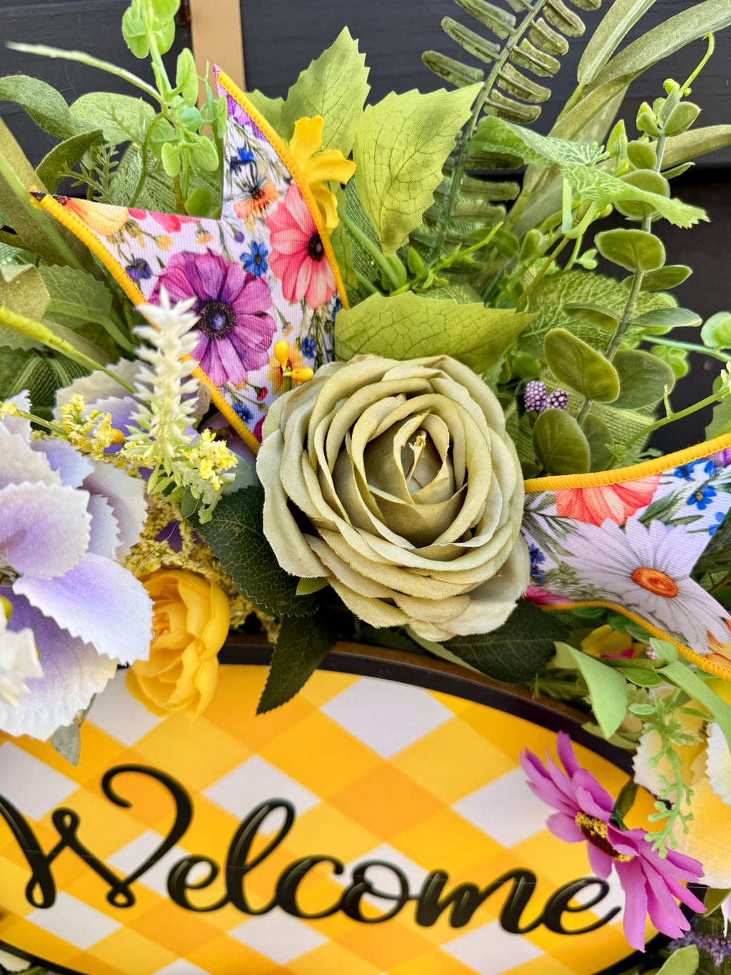 Spring Welcome Wreath