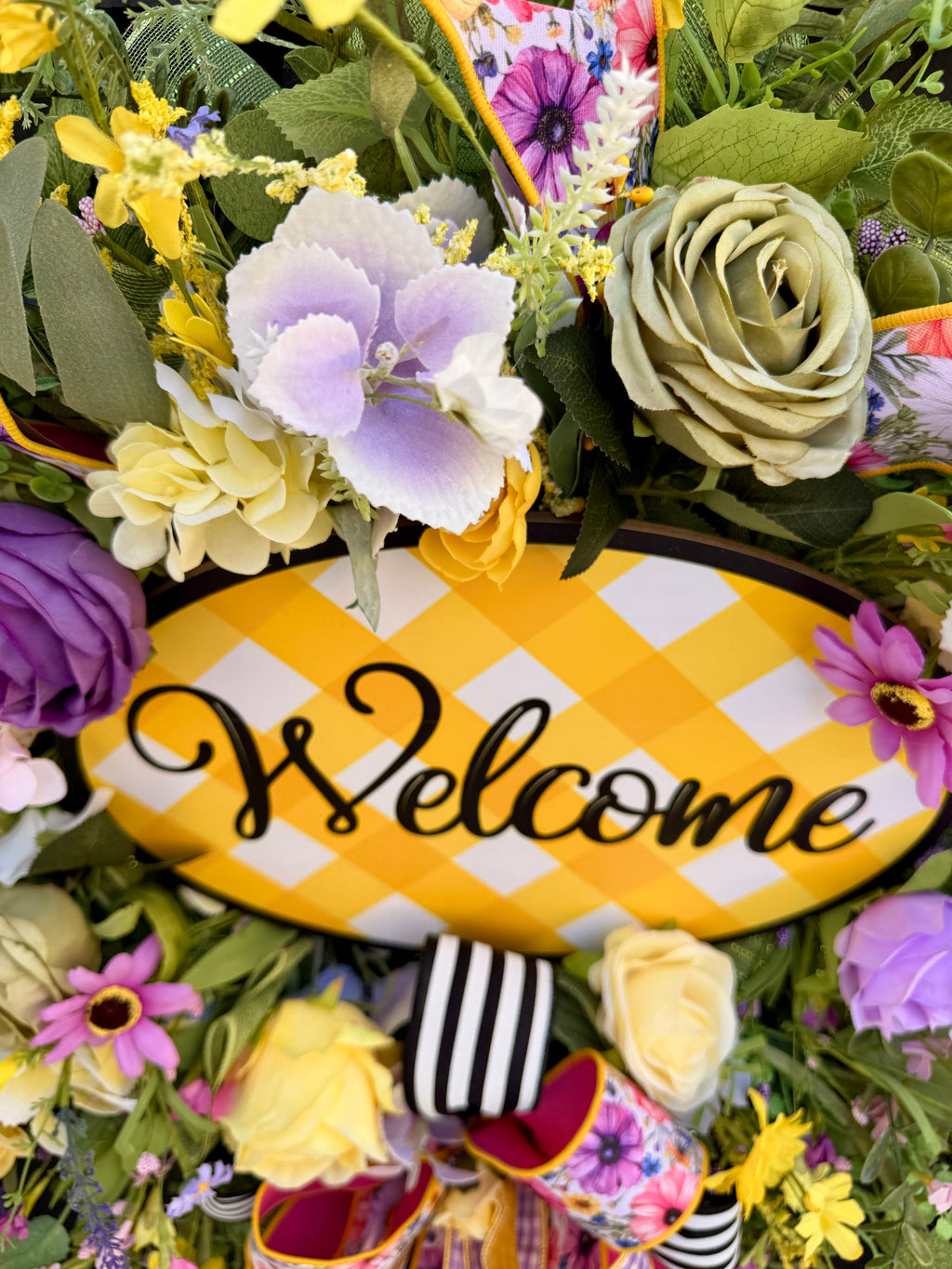 Spring Welcome Wreath