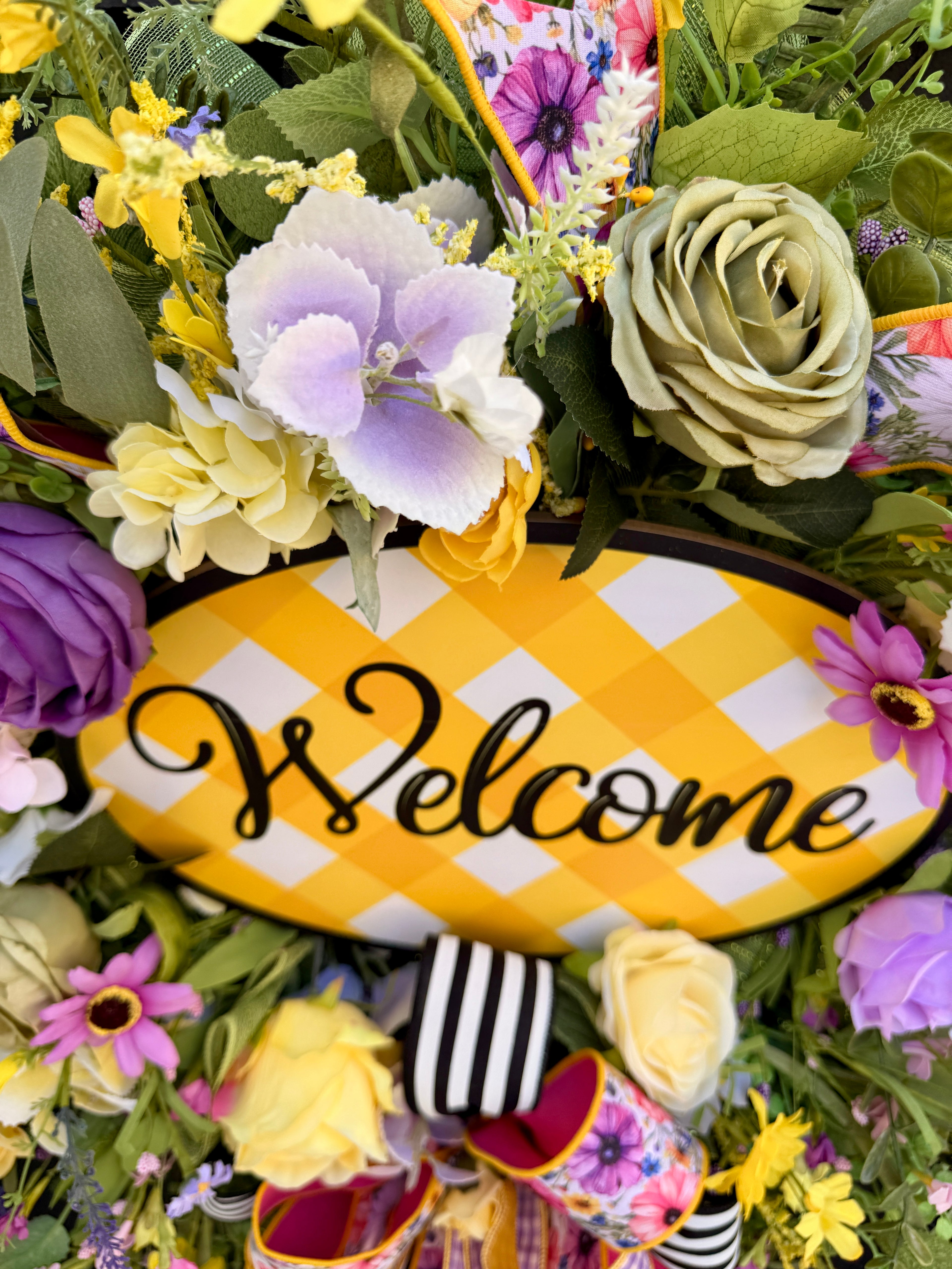Spring Welcome Wreath