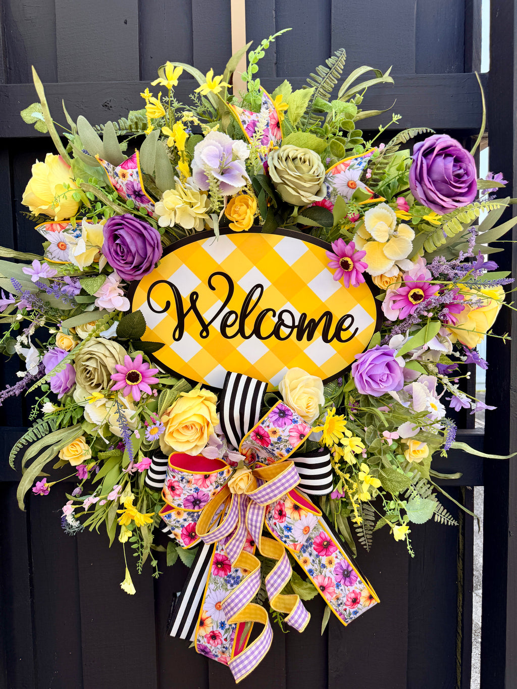 Spring Welcome Wreath