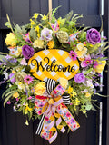 Spring Welcome Wreath
