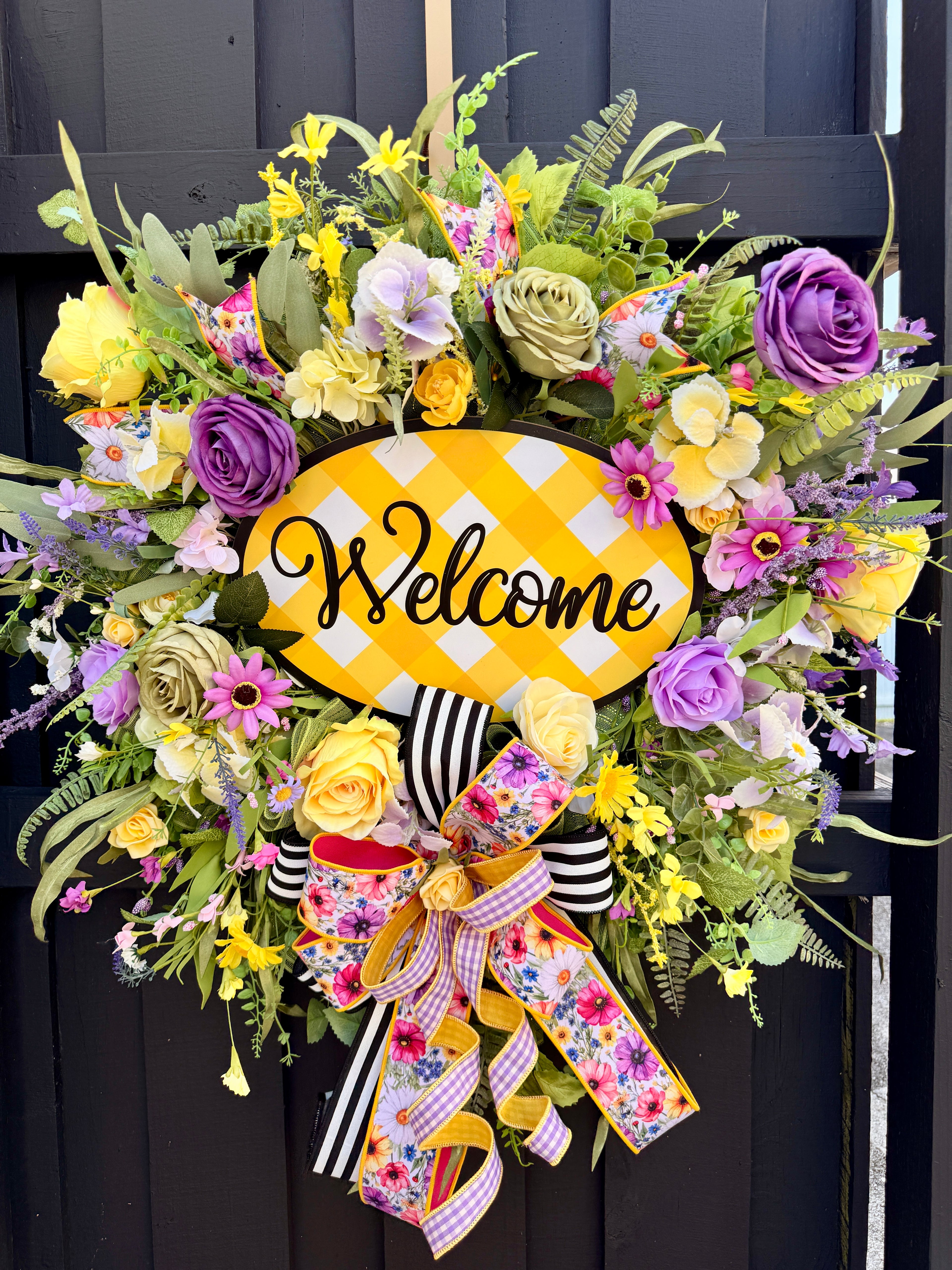 Spring Welcome Wreath