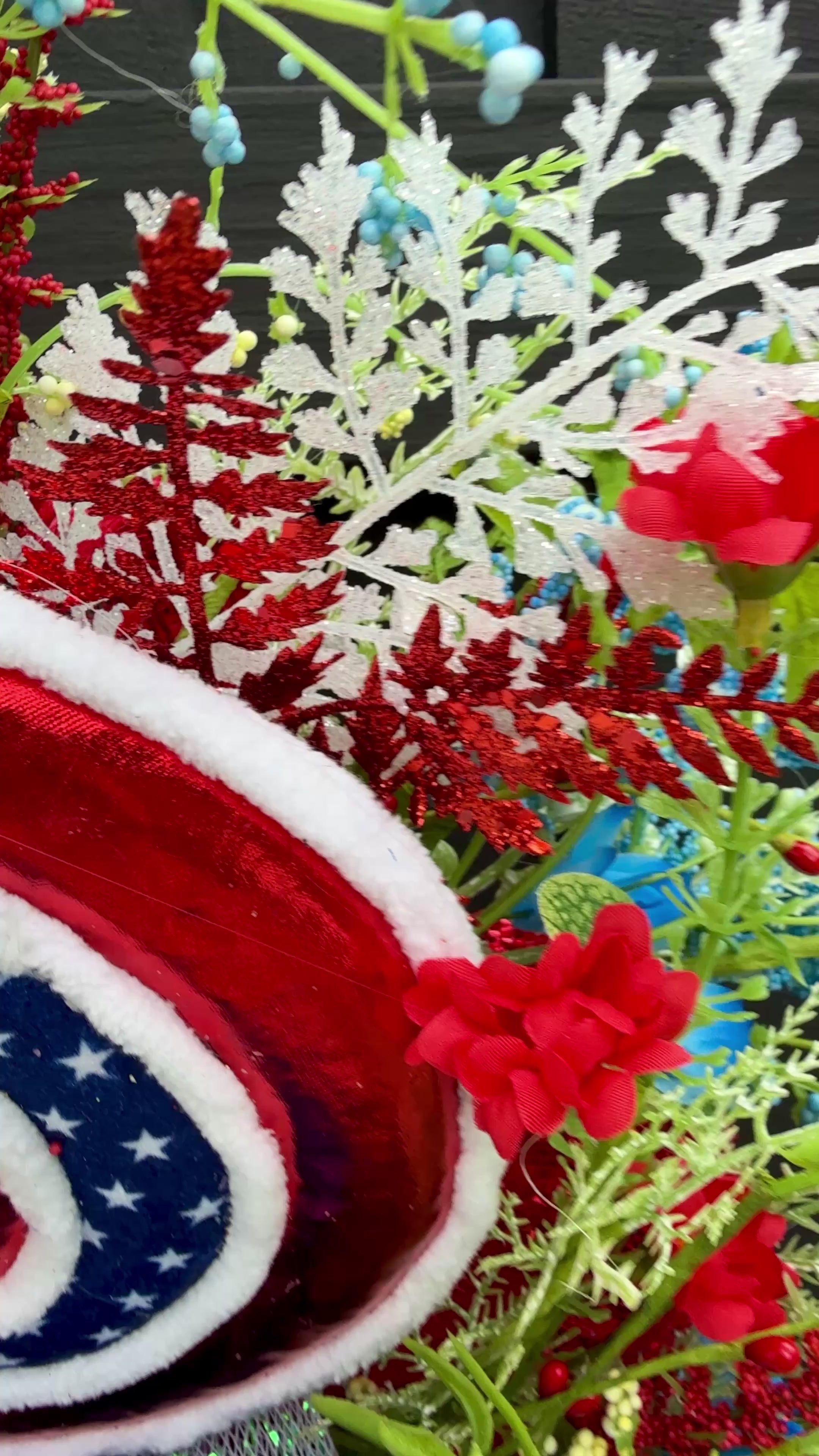 Sweet Land of Liberty Patriotic Wreath