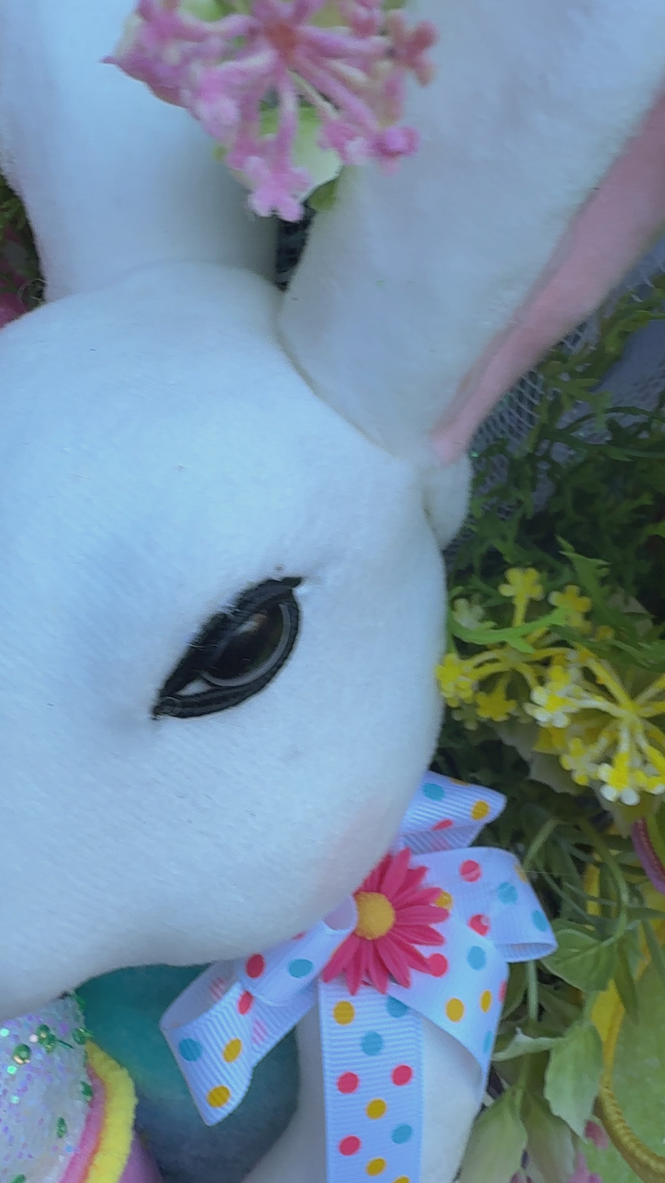 Whimsical Easter Bunny Wreath